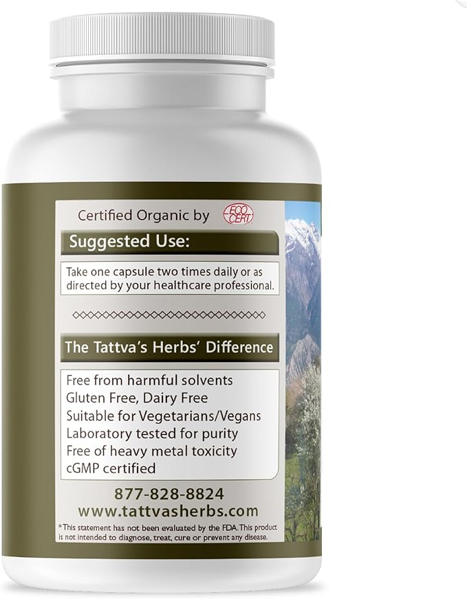 Tattva's Herbs Turmeric Curcumin 500 mg, Herbal Supplement for Antioxidant Support, Turmeric Curcumin with Black Pepper for Advanced Absorption, 1 Pack, 120 Veggie Capsules