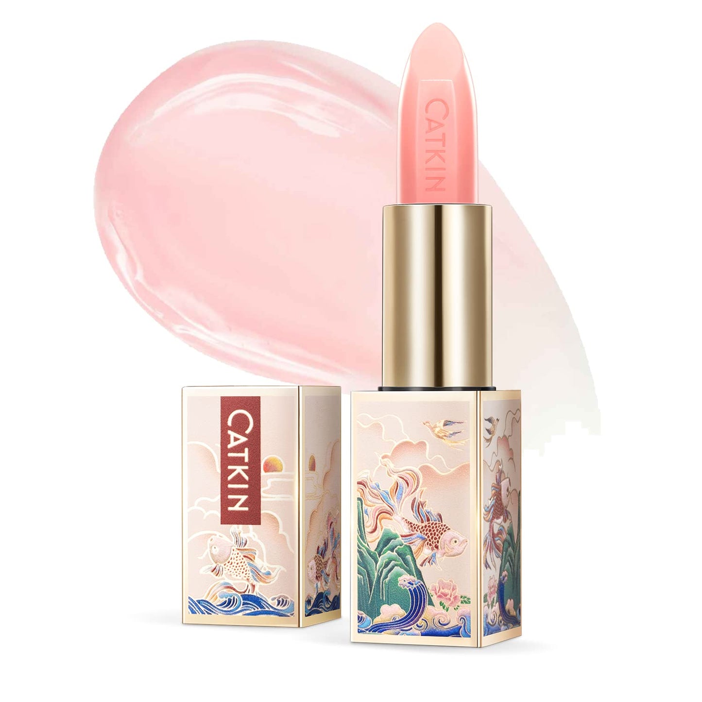 Catkin Tinted Lip Balm Color Changing Lipstick Ultra Hydrating 100% Natural Lip Moistrurizer With Vitamin E Nourishing For Crack