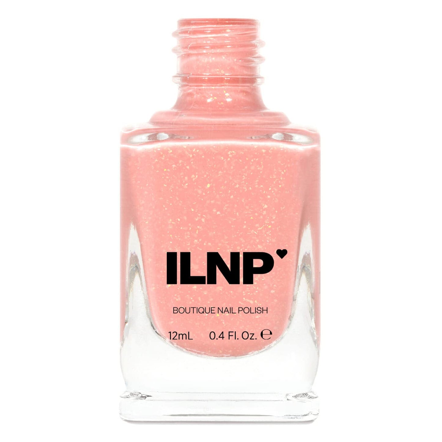 Ilnp Whisper - Warm Pink Shimmer Jelly Nail Polish