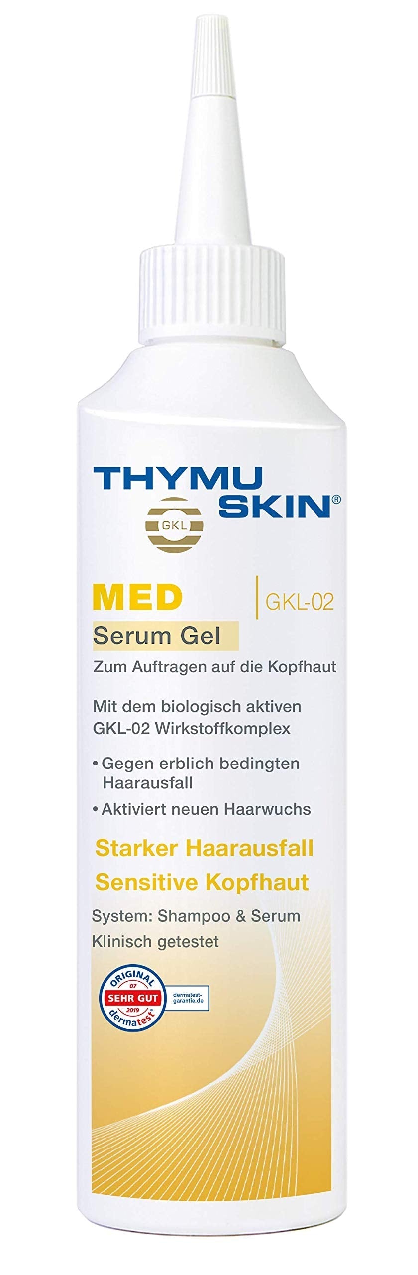Thymuskin Med Serum Gel - Advanced Hair Peptide Serum For Hair Growth & Density - Hair Care Solution With Multi-Peptide Formula