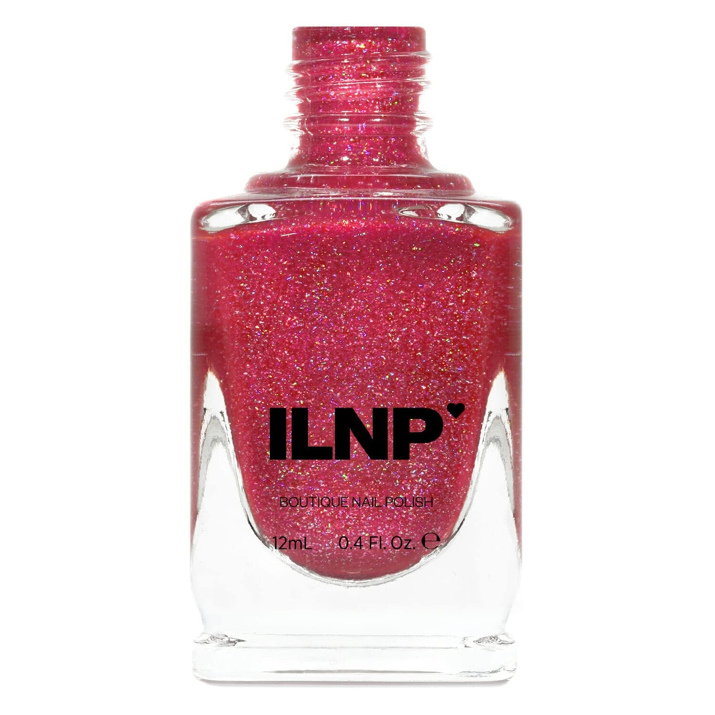 Ilnp Jello Shot - Paradise Pink Holographic Sheer Jelly Nail Polish