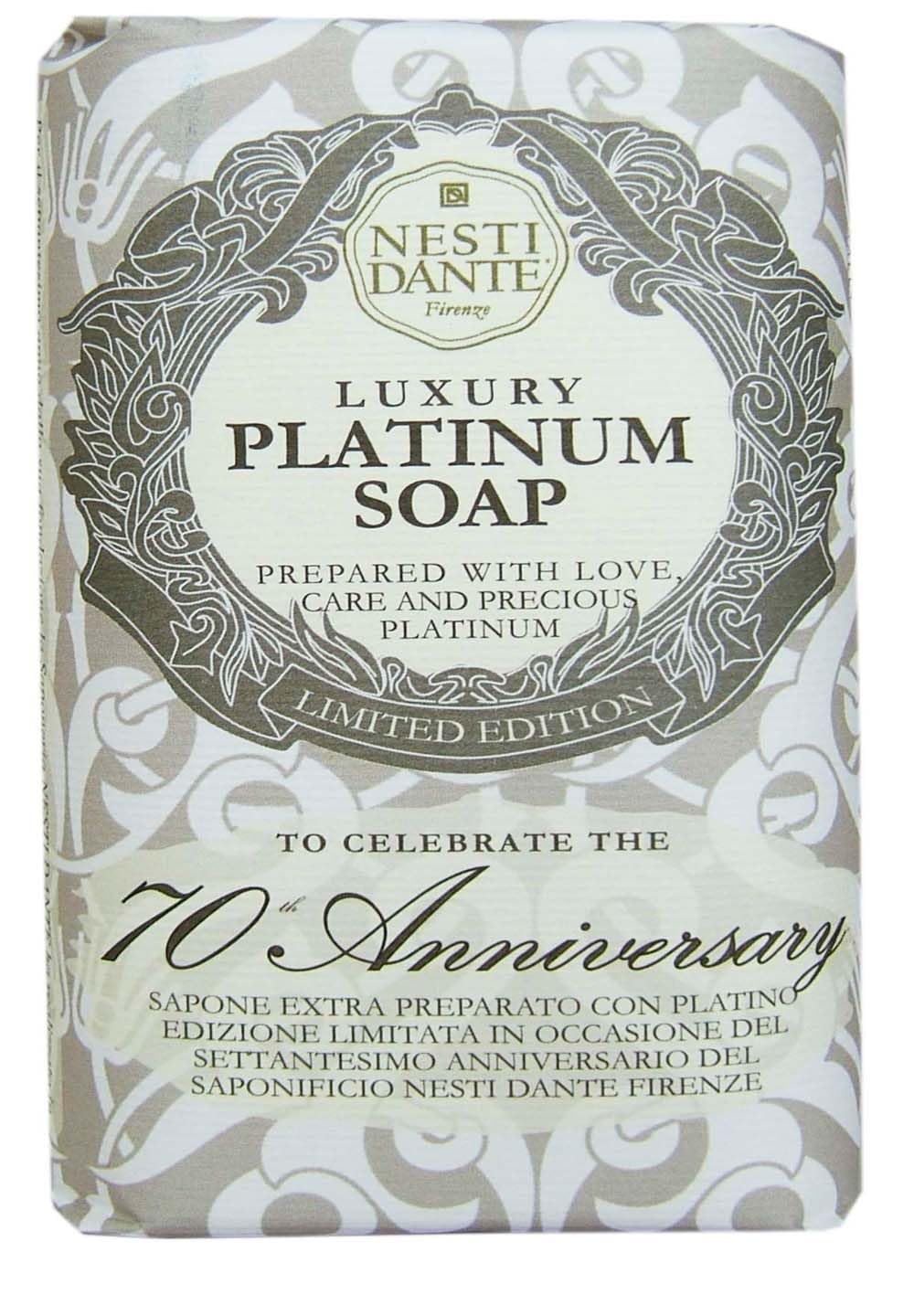 Nesti Dante 7070 Anniversary Luxury Platinum Soap With Precious Platinum (Limited Edition) 250G/8.8Oz