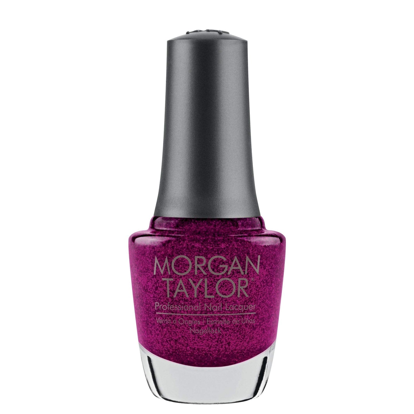 Morgan Taylor Nail Lacquer (J'Adore My Mani) Purple Sparkle Nail Polish, Finger Nail Polish, Long Lasting Nail Polish, Sparkle P