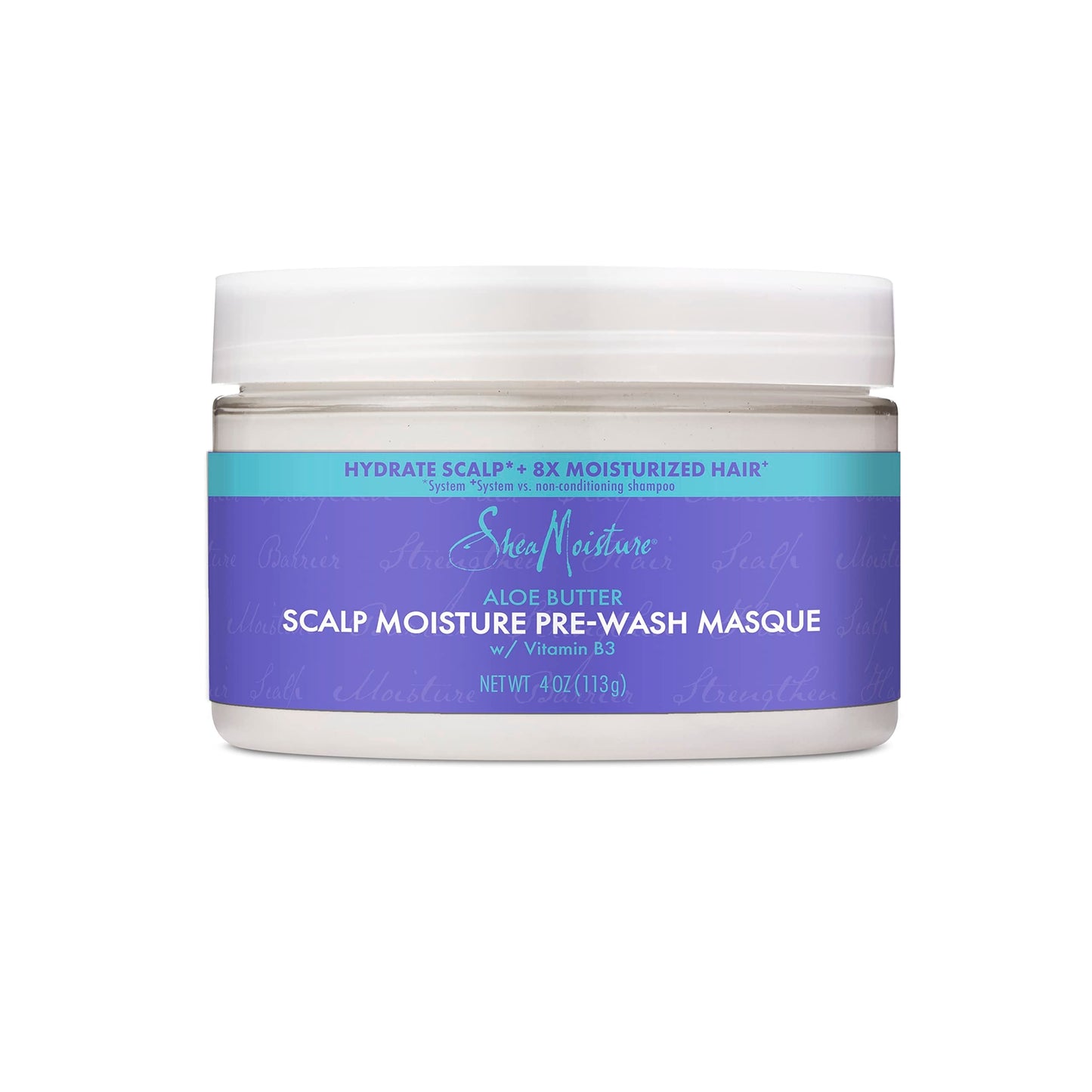 Sheamoisture Scalp Moisture Hair Masque Aloe Butter & Vitamin B3 Pre-Wash Hair Care With A Boost Of Hydration To Hydrate Scalp +