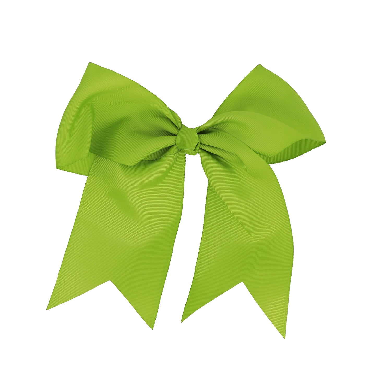 Jumbo Bow Clip With Tails (Lime)