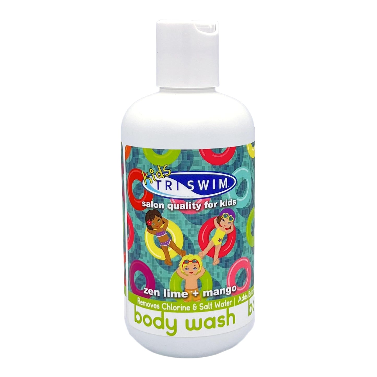Triswim Kids Scented Body Wash After-Swimmer Skincare, Chlorine Removal, Soothes And Moisturizes Skin, Relieves Symptoms Eczema