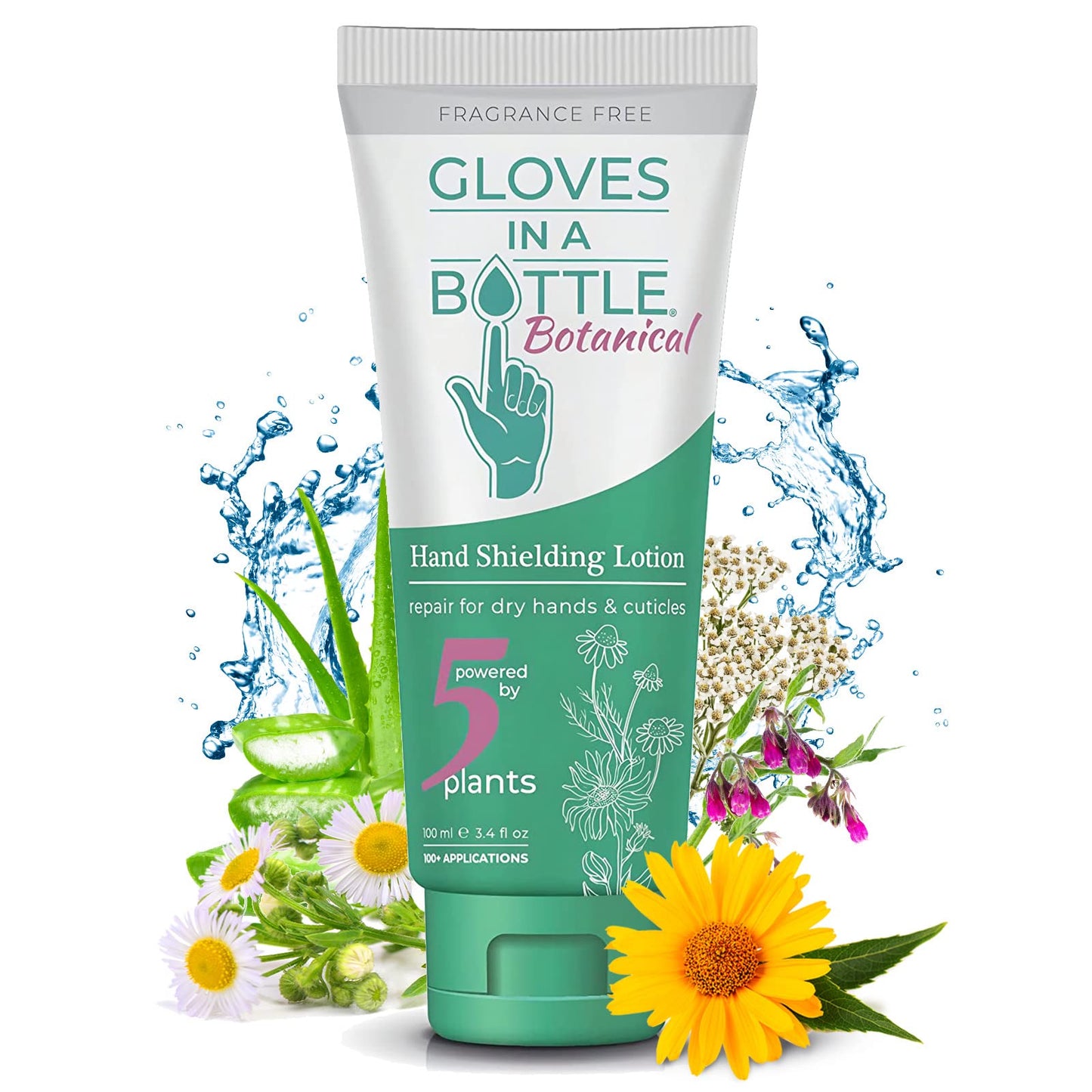 Gloves In A Bottle - Shielding Lotion For Dry Skin, Hand Lotion Travel Size, Protects & Restores Dry Cracked Skin (3.4 Fl Oz (Pa