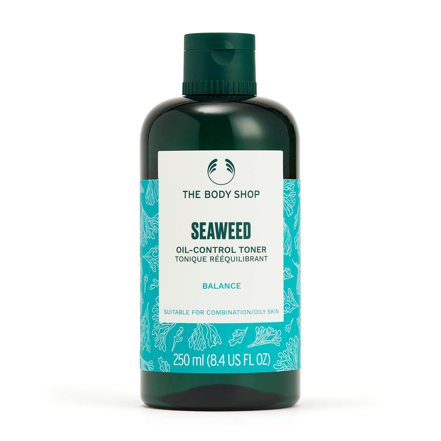 The Body Shop Seaweed Oil-Balancing Toner, 100% Vegan Facial Toner, 8.4 Fl. Oz.