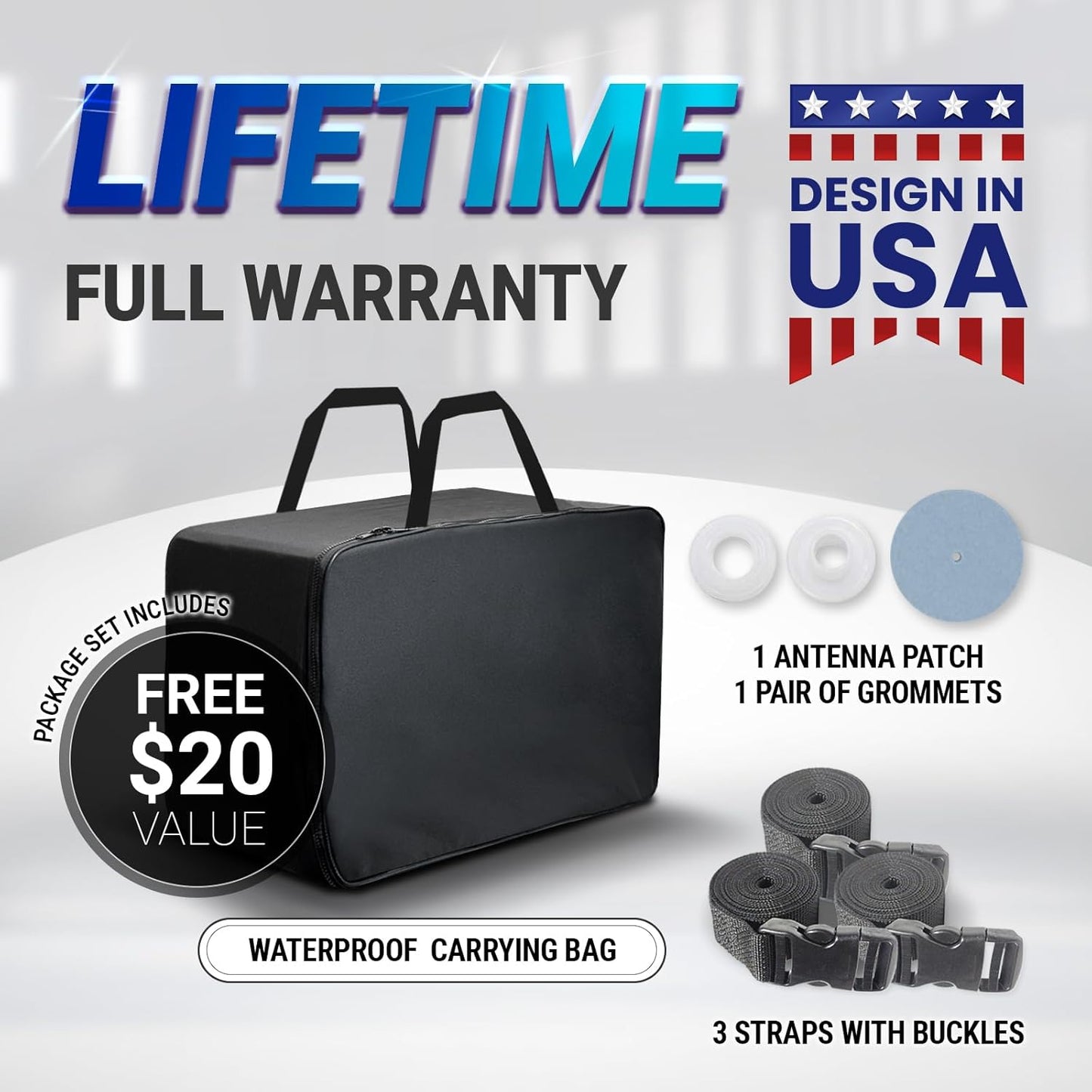 iCarCover Custom Car Cover for Pontiac Phoenix (1977-1979) Waterproof All-Weather Rain Snow UV Sun Protector Full Exterior Indoor Outdoor Car Cover (Stripe - Gray/Black)