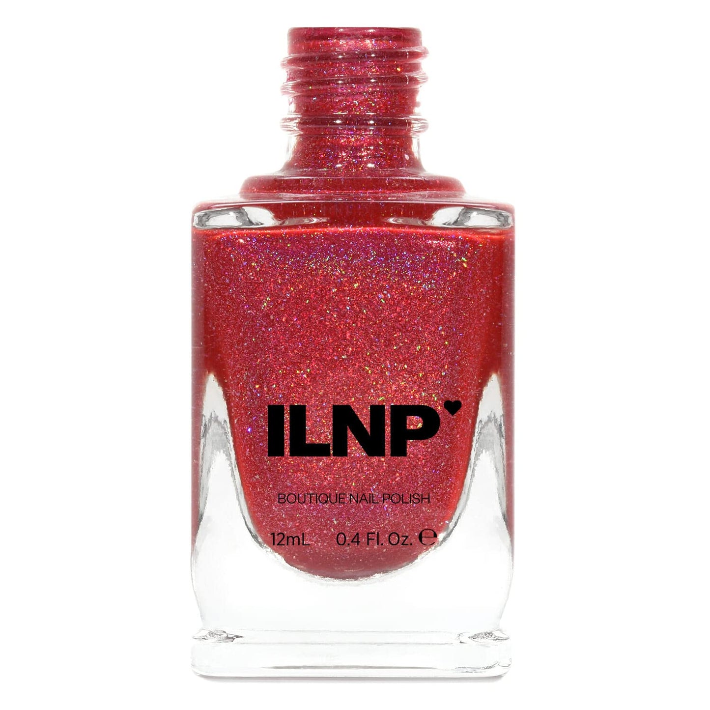 Ilnp Closure - Apple Red Holographic Nail Polish