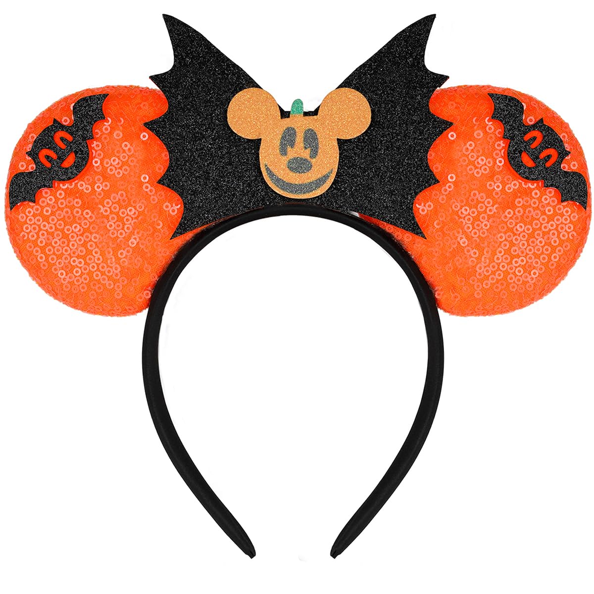 Fanyity Mouse Ears, Sequin Mouse Ears Headband For Boys Girls Women Halloween&Disney Trip