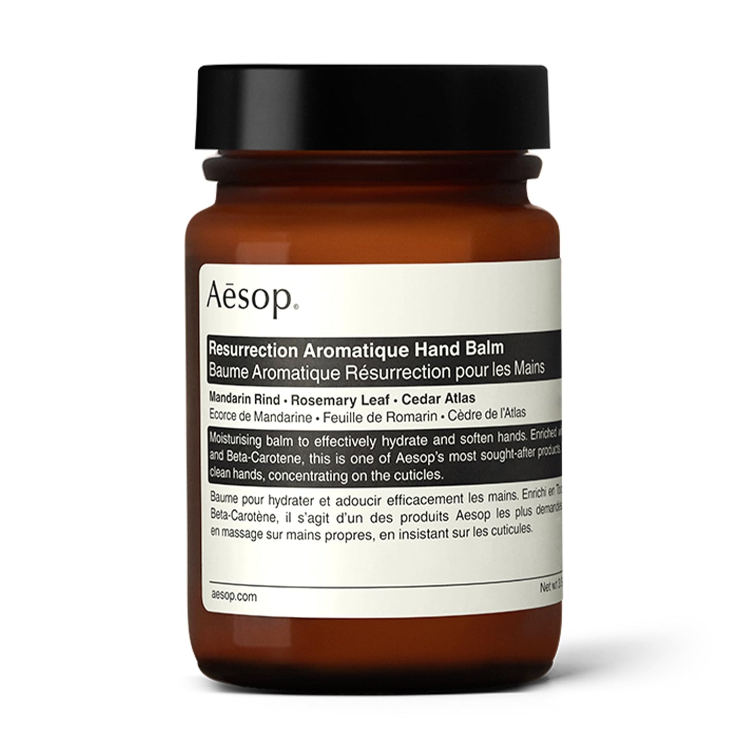 Aesop Resurrection Aromatique Hand Balm | 4 Fl Oz/120 Ml | Paraben, Cruelty-Free & Vegan