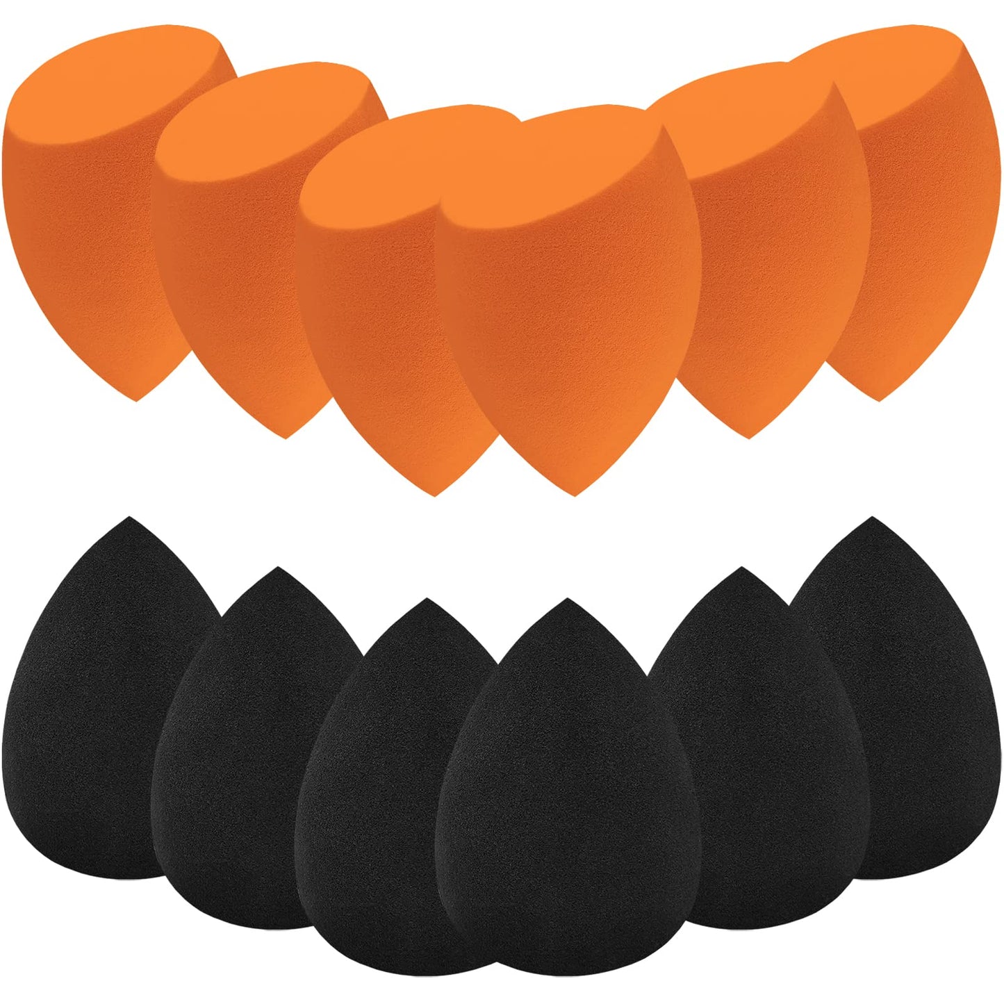 12 Pieces Professional Makeup Sponge Set,Latex Free Flawless Soft Setting Face Puffs,Makeup Blending Sponge Cosmetic Applicator