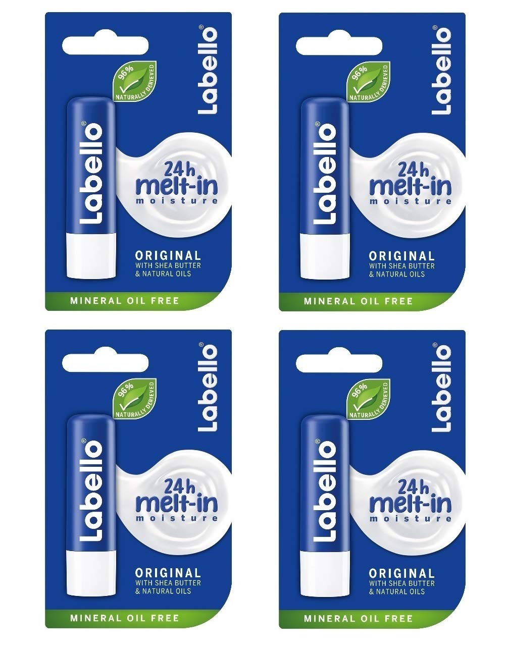Labello Classic Care Lip Balm 5.5 Ml /4.8G , Pack Of 4