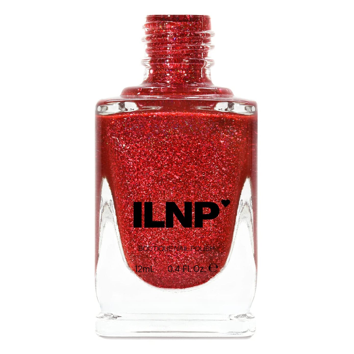 Ilnp Cherry Luxe - Rich Red Holographic Nail Polish