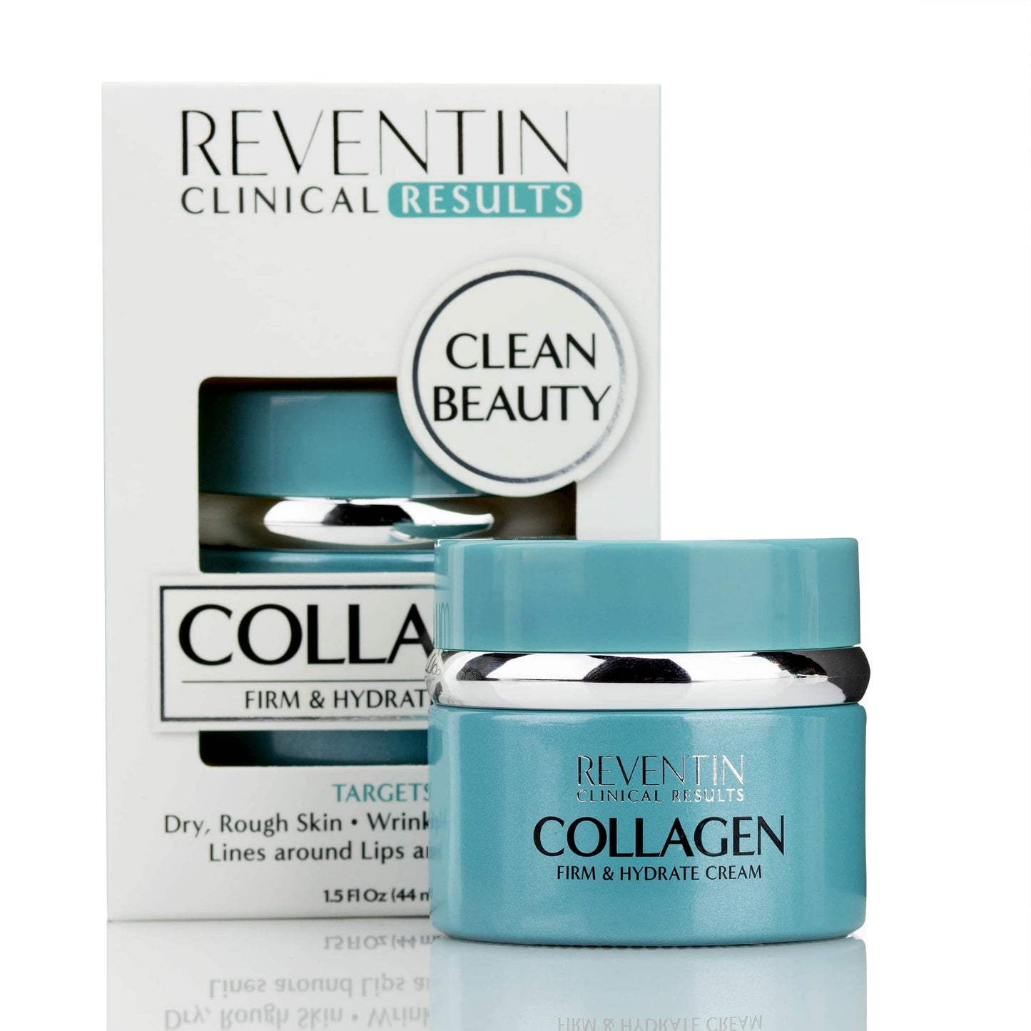 Reventin Firm & Hydrate Collagen Face Cream Targets Wrinkles, Fine Lines, & Dry Skin, Anti Aging Facial Moisturizer Collagen Lot