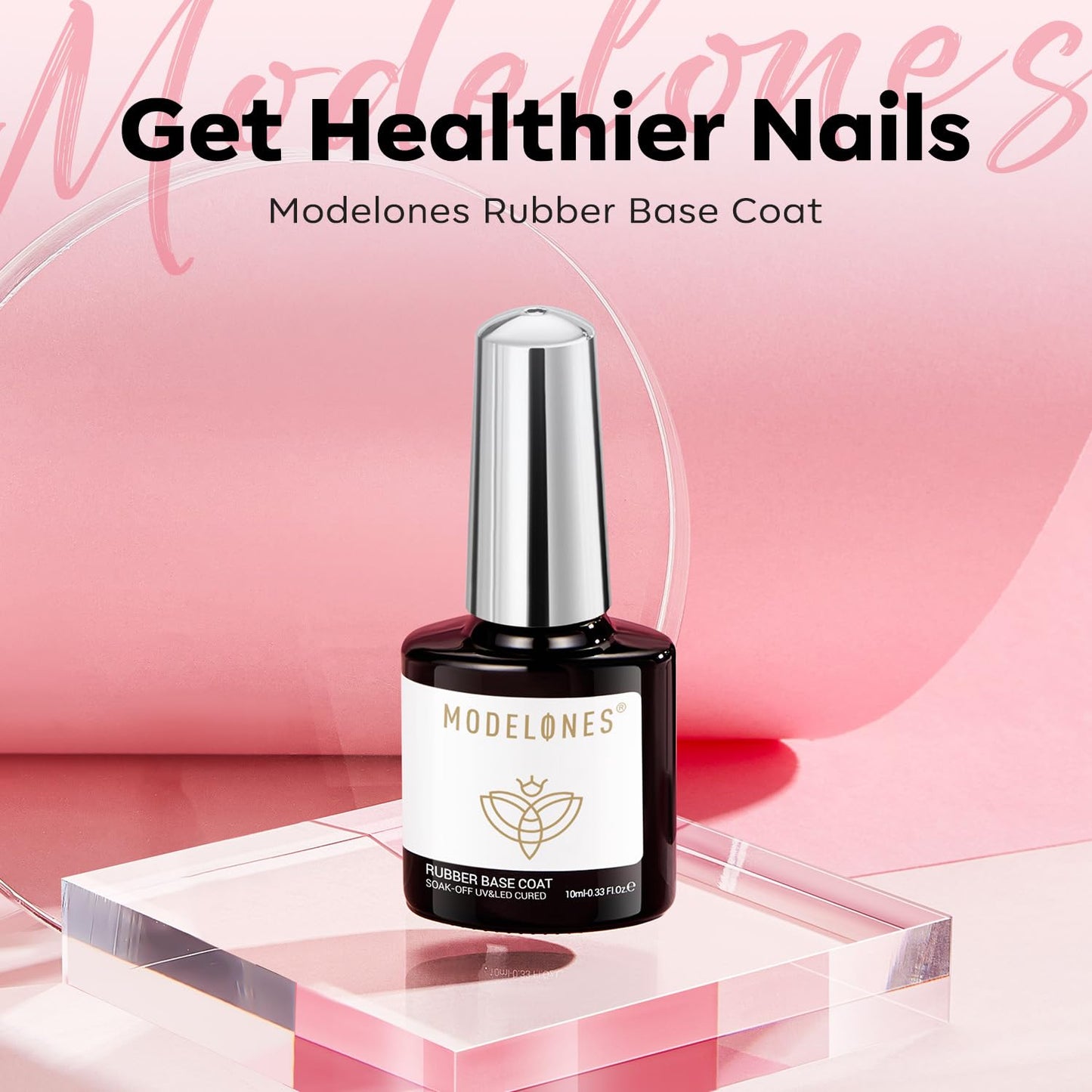Modelones 4 Pcs Nail Dehydrator & Primer Set | Acid-Free, Hema-Free, 15 ml
