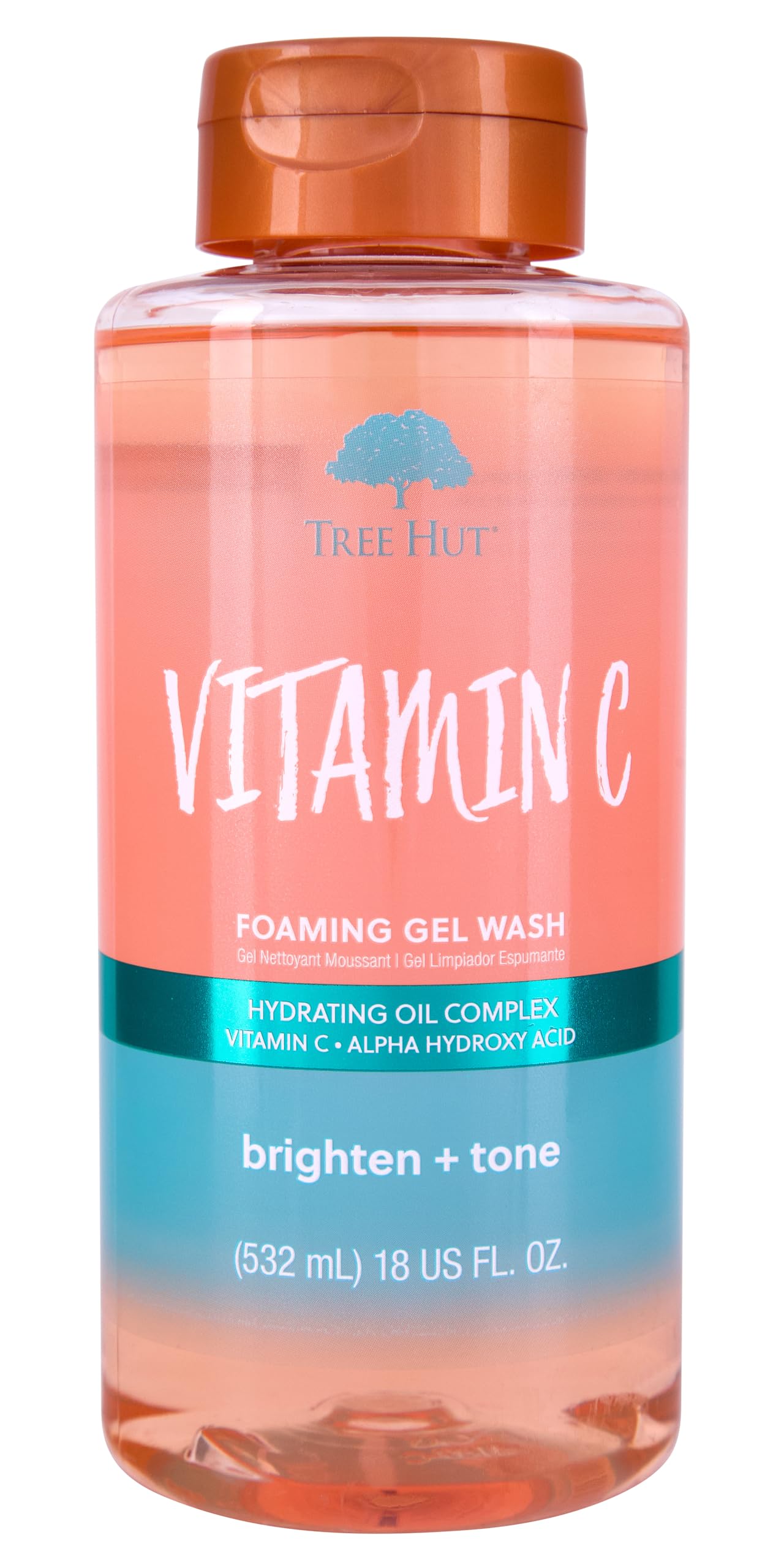 Tree Hut Vitamin C Nourishing & Moisturizing Foaming Gel Wash, 18 Oz.