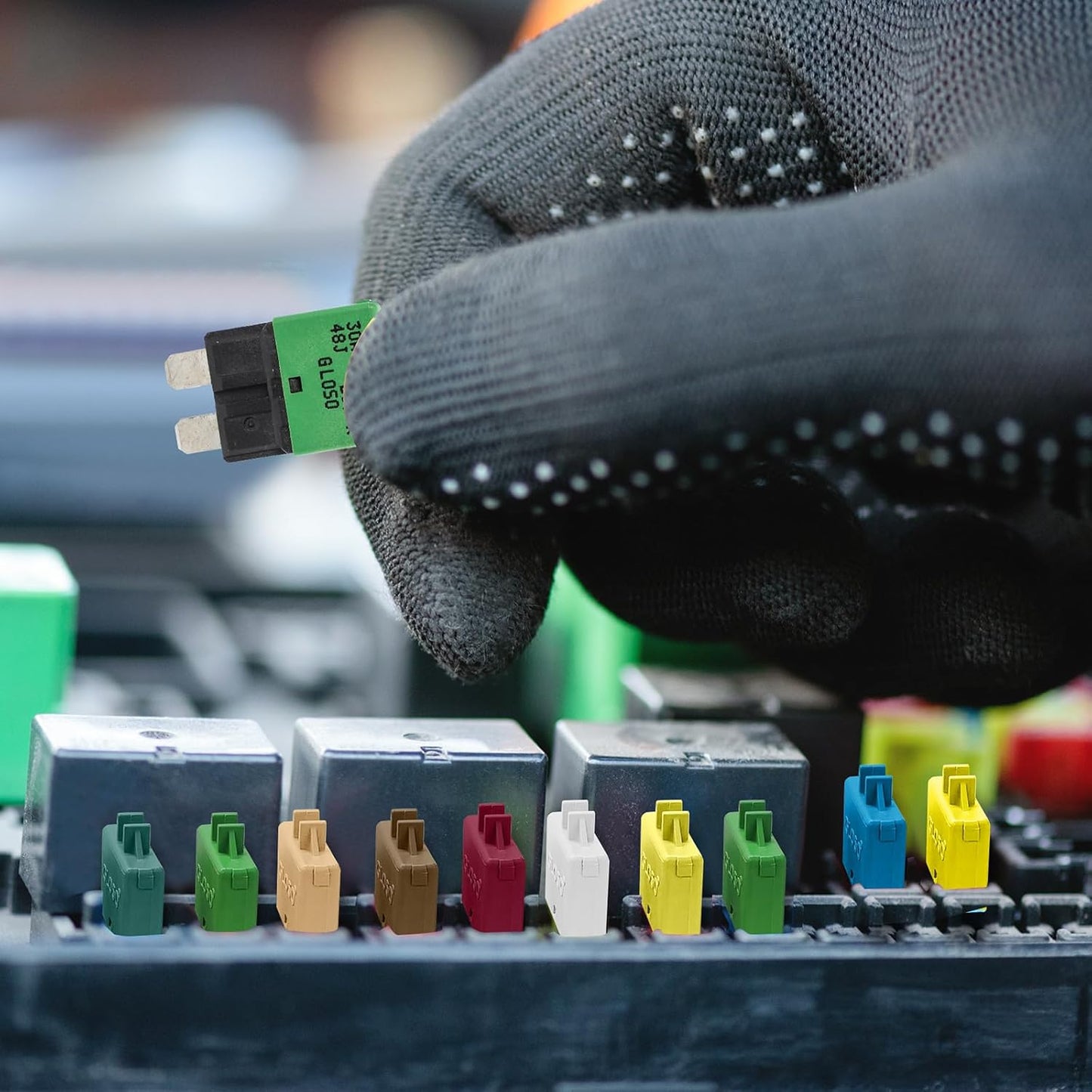 GLOSO Circuit Breakers E39 Manual (T3) Reset Low Profile ATC/ATO (15A - 25 Pack)