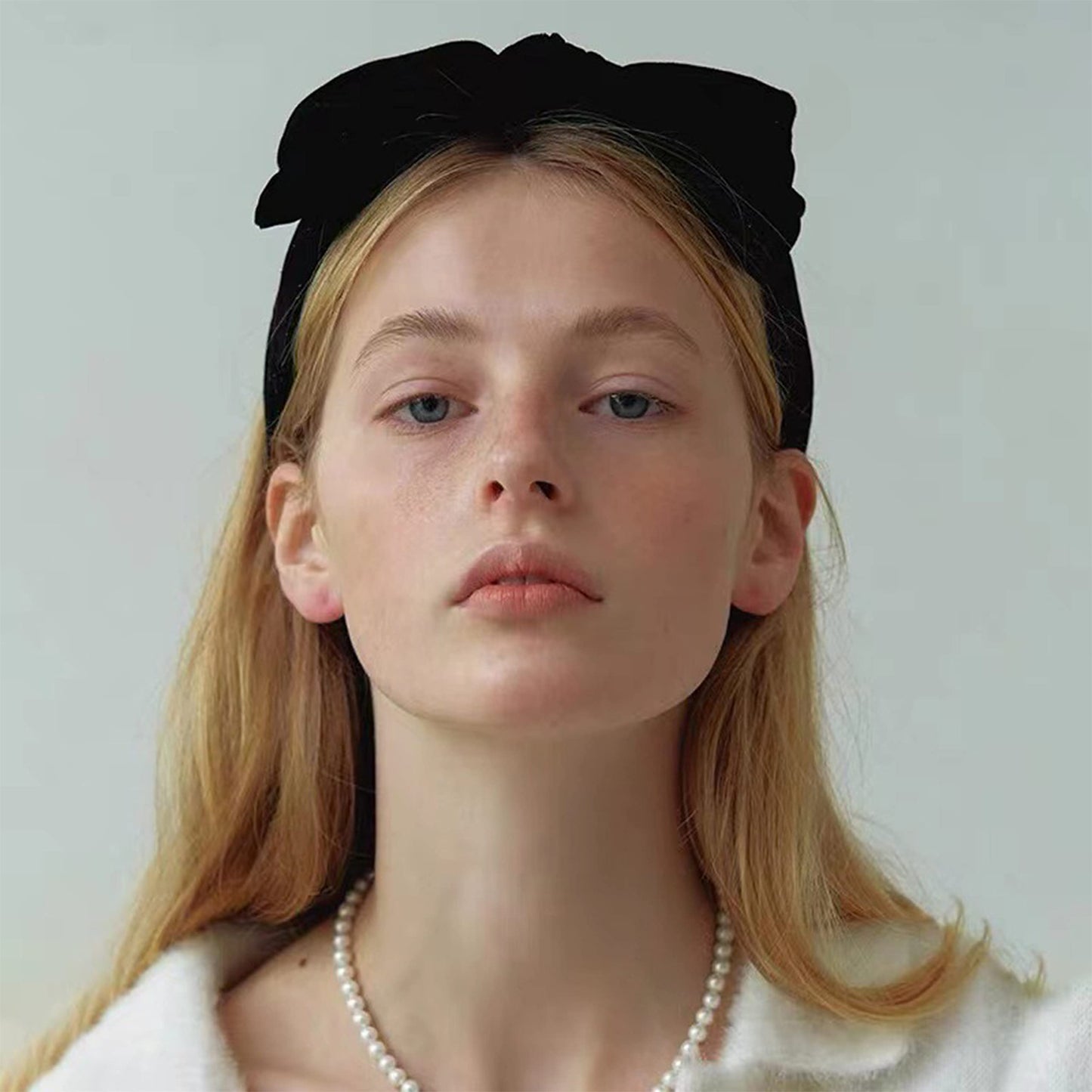 Yertter Dainty Black Velvet Knot Bow Turban Wide Headbands Yoga Thick Headbands Wide Hairbands Headband Headwrap Hair Band Fashi