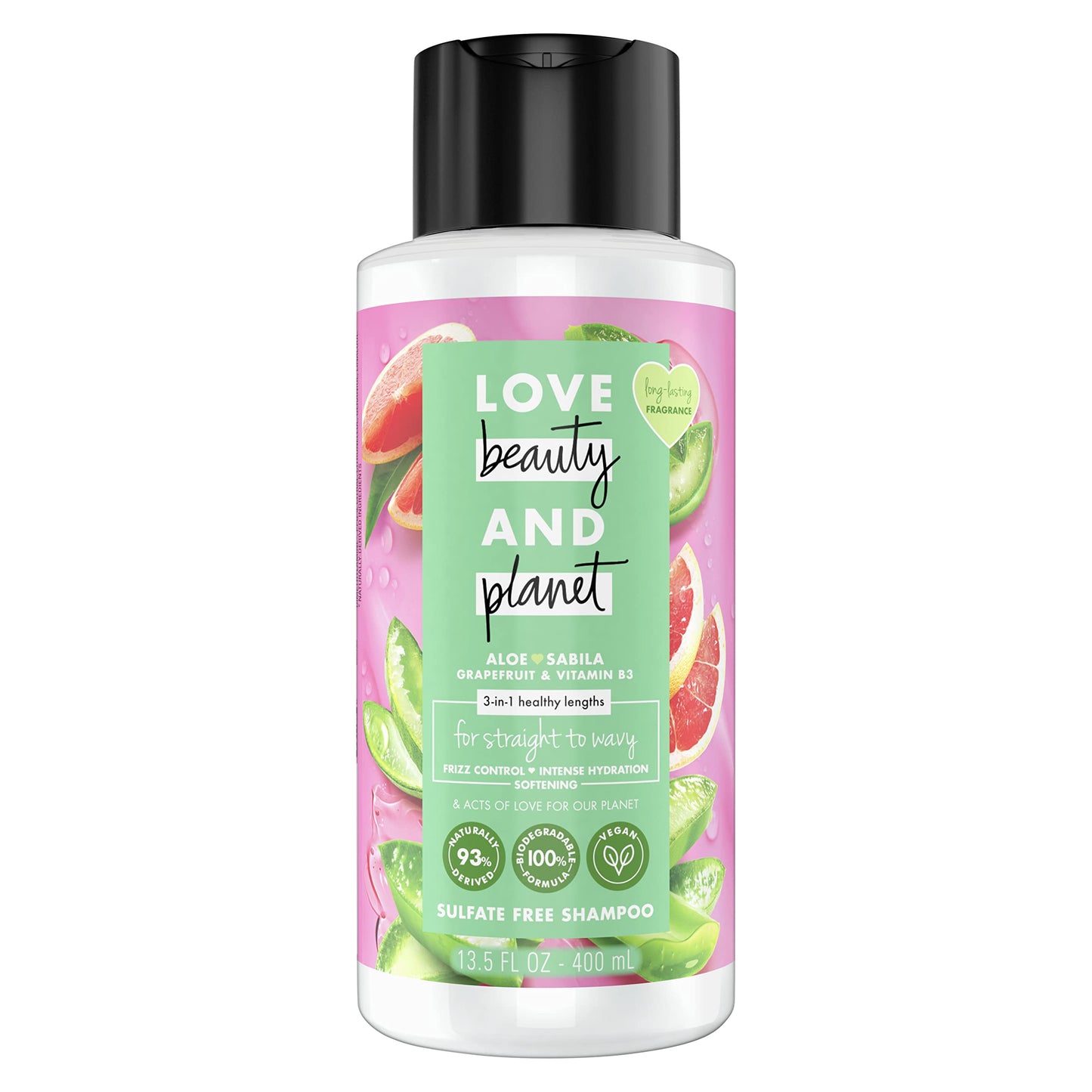 Love Beauty And Planet Lbp Sh Aloe Pink Grapefruit Shampoo Aloe Pink Grapefruit 13.5 Fo