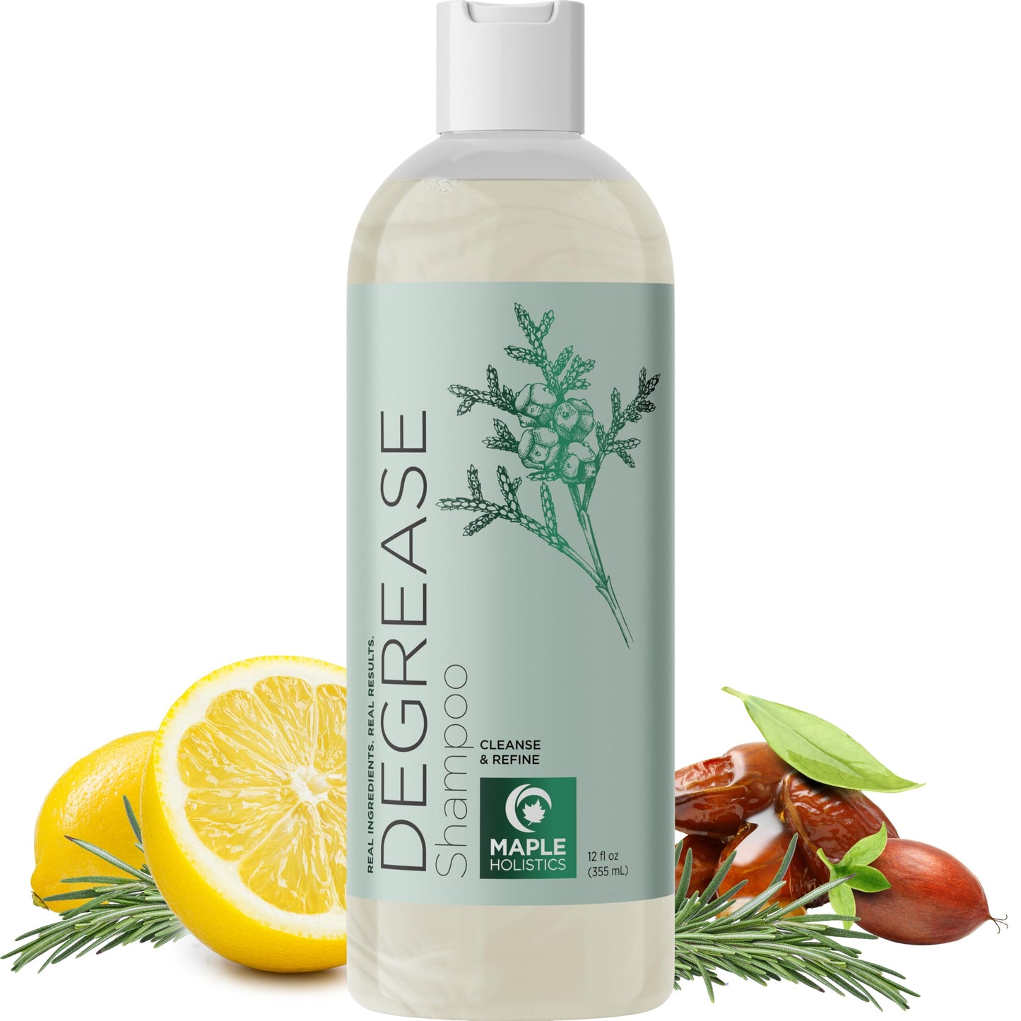 Clarifying Shampoo For Oily Hair And Scalp - Degrease Deep Cleansing Shampoo Build Up Remover With Rosemary Oil For Greasy Hair