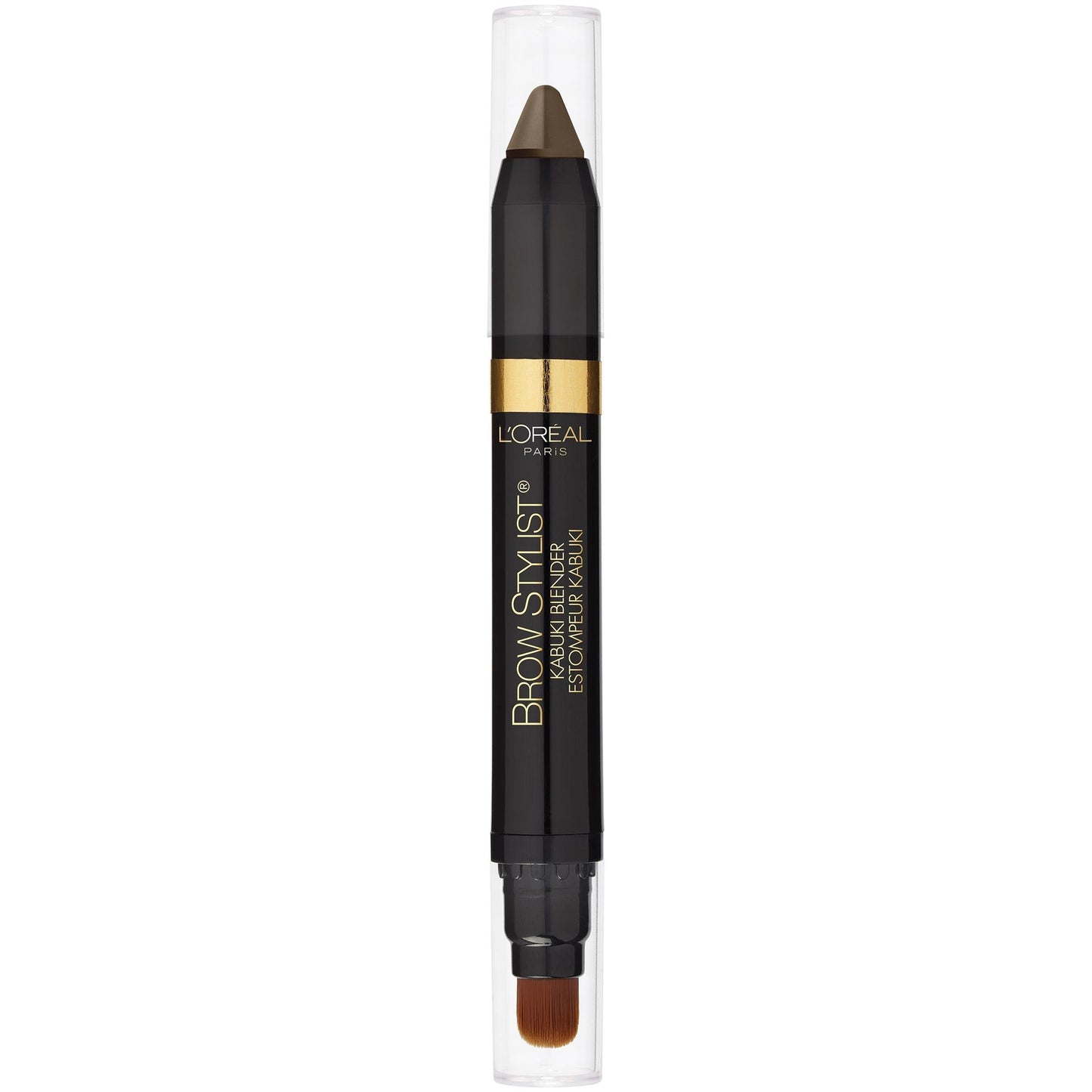 L'Oreal Paris Brow Stylist Kabuki Blender Brow Crayon, Blonde, 0.05 Oz.