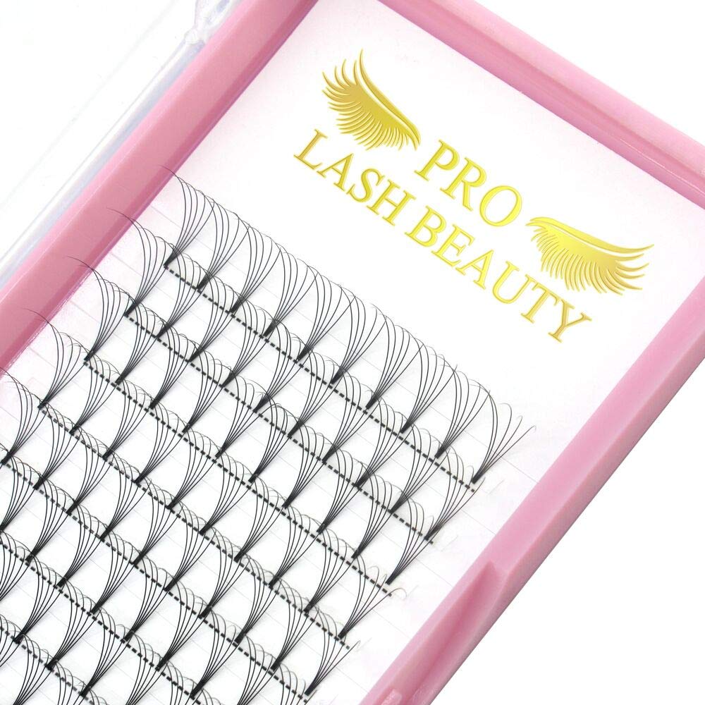 Pro Lashbeauty Premade Volume Eyelash Extensions 5D-C-0.07-11 Short Stem Premade Fans 9-20Mm 3D 5D 7D Volume Lash Extensions .07