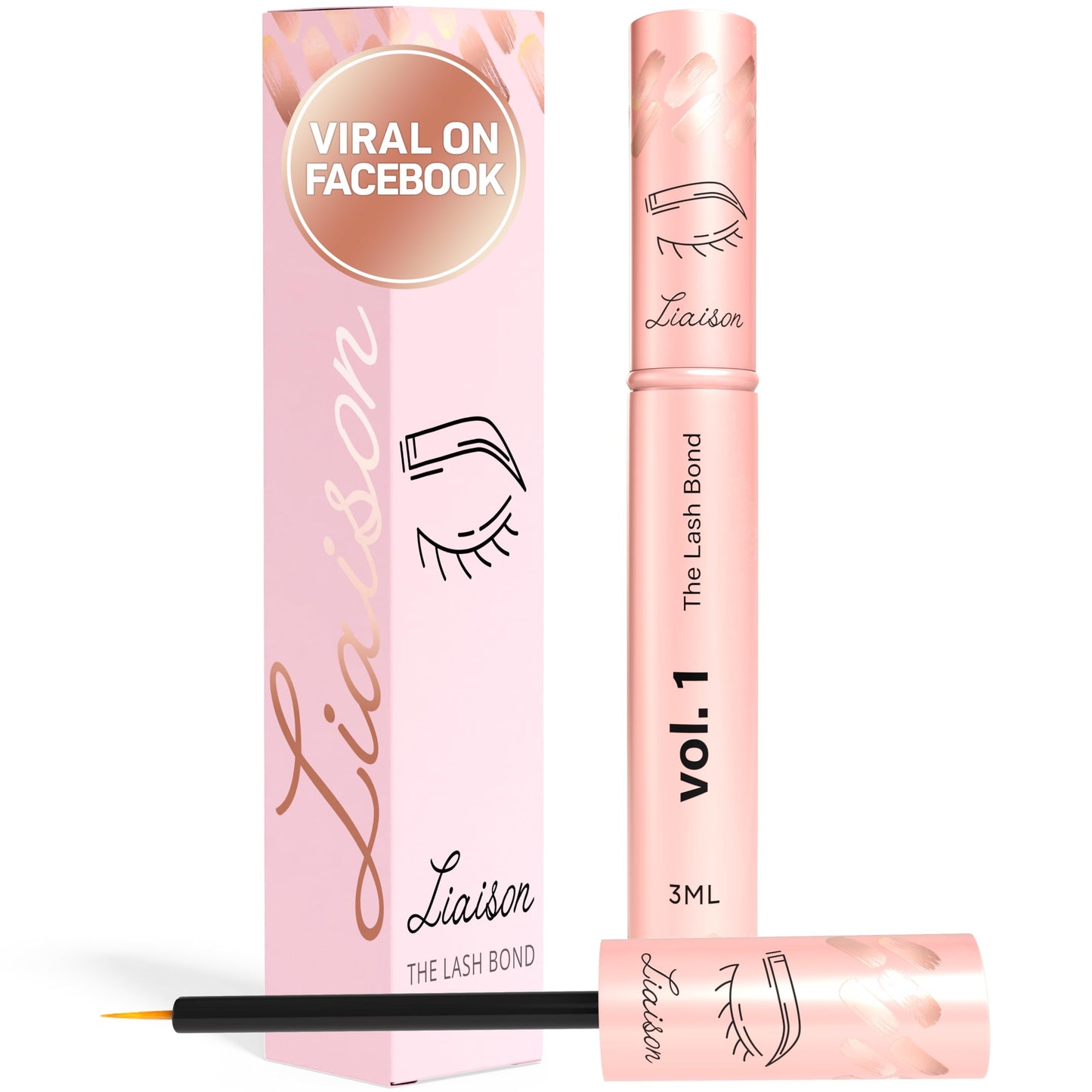 Eyelash Growth Serum - Lash Serum For Thickness, Stronger, Healthier Lashes - Premium Eye Lash Serum Growth - Vegan & Cruelty Fr