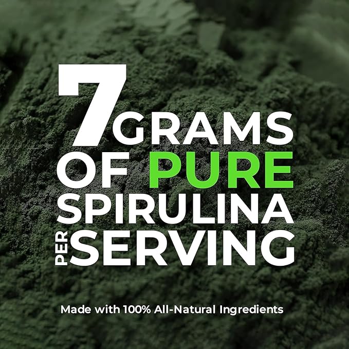 Earth Circle Organics Spirulina Powder, Kosher, Raw and Non-Irradiated | Pure Vegan Protein | Premium Superfood, High in Amino Acids and Antioxidants - 4 Ounce (3 Packs)