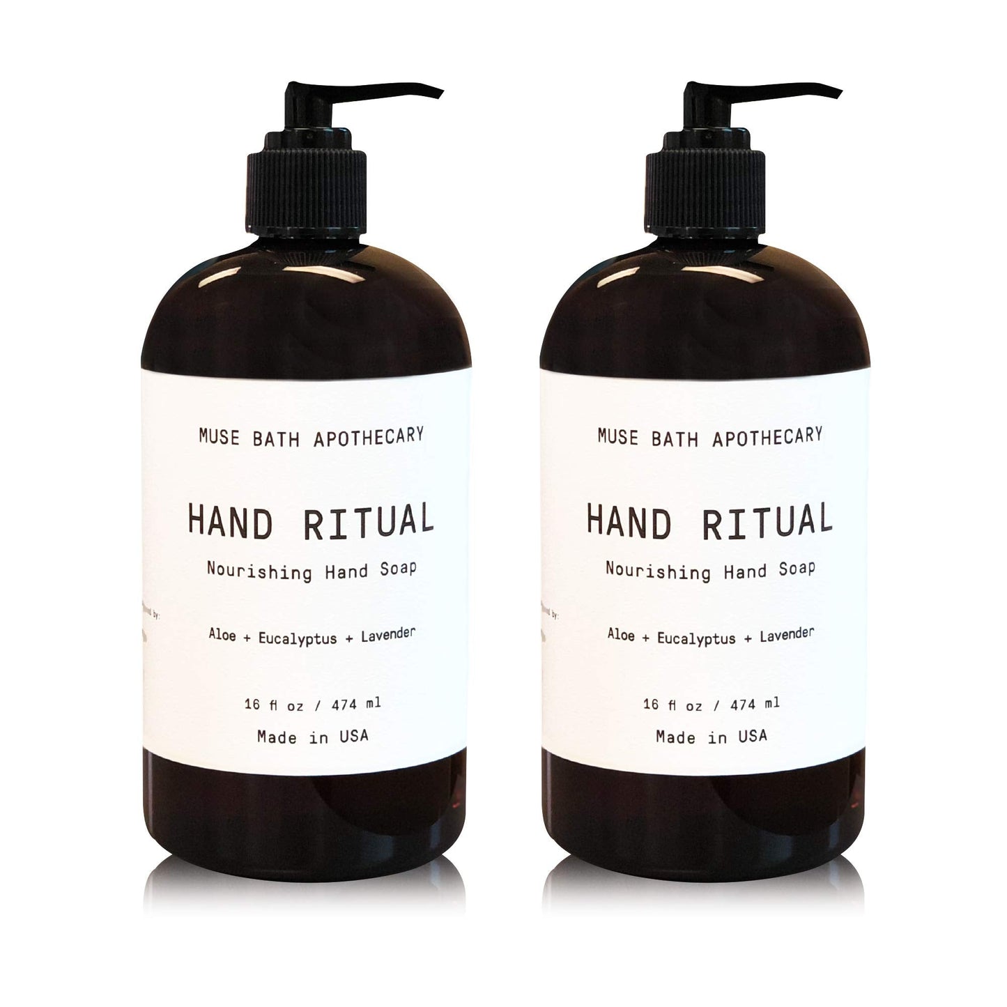 Muse Apothecary Hand Ritual - Aromatic And Nourishing Hand Soap, Infused With Natural Aromatherapy Essential Oils - 16 Oz, Aloe