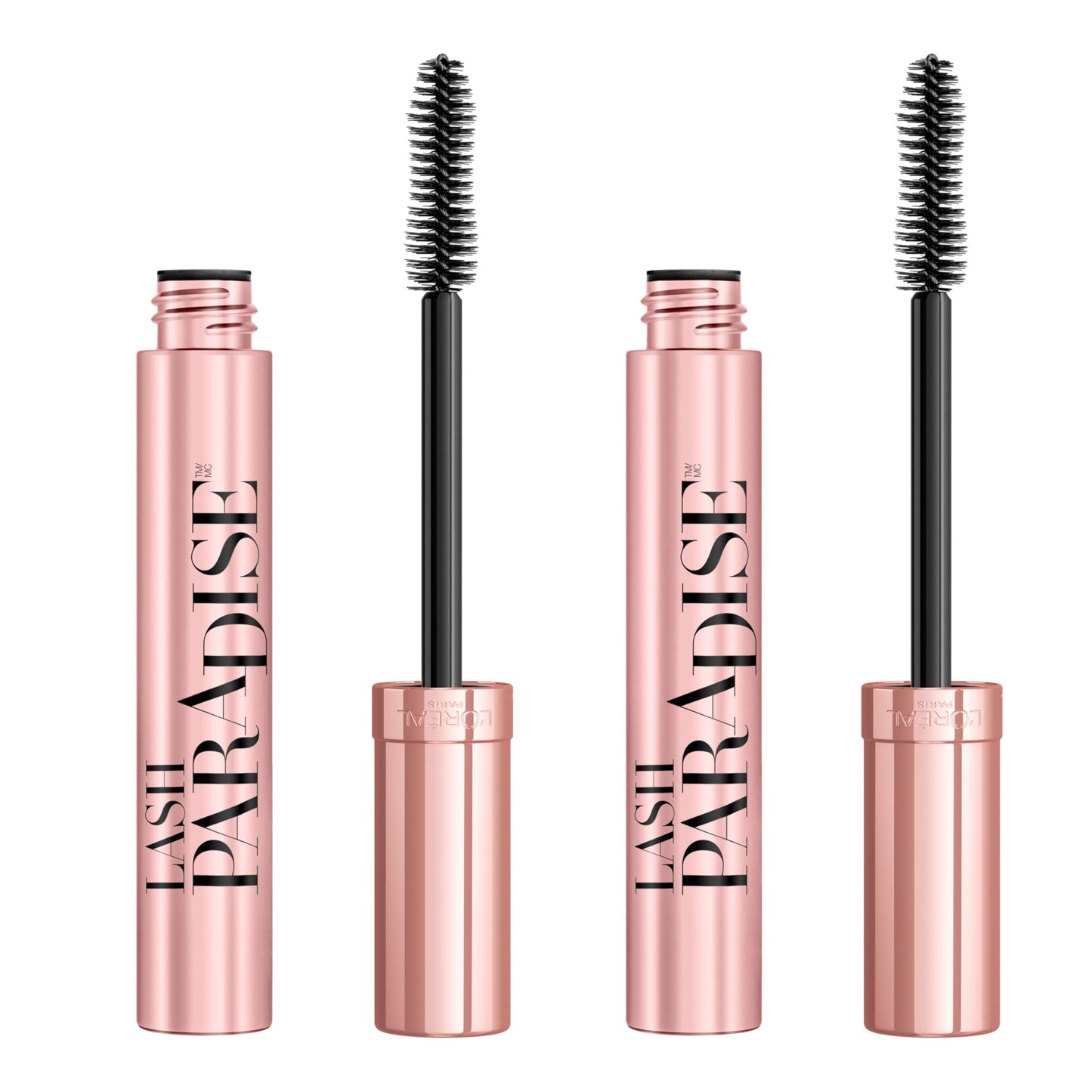 L'Or Al Paris Voluminous Mascara, Voluptuous Volume, Intense Length, Feathery Soft Lashes, No Flaking - Pack Of 2