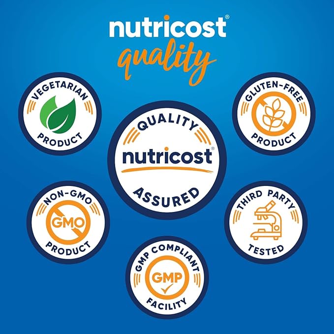 Nutricost Zinc Picolinate 50mg, 240 Vegetarian Capsules (3 Bottles) - Gluten Free and Non-GMO
