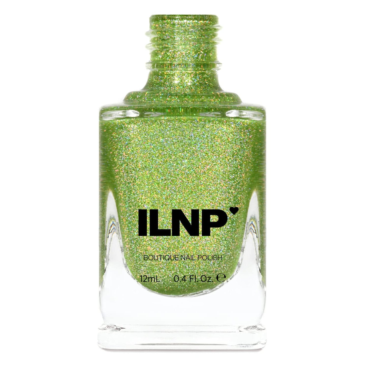 Ilnp Staycation - Kiwi Green Holographic Jelly Nail Polish