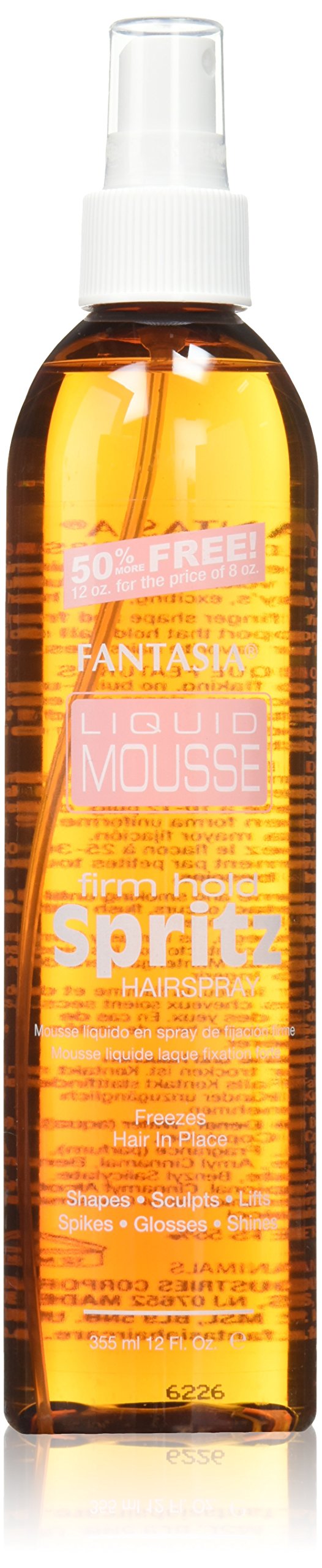 Fantasia Liquid Mousse Spritz Spray Firm Hold, 10 Fl Oz