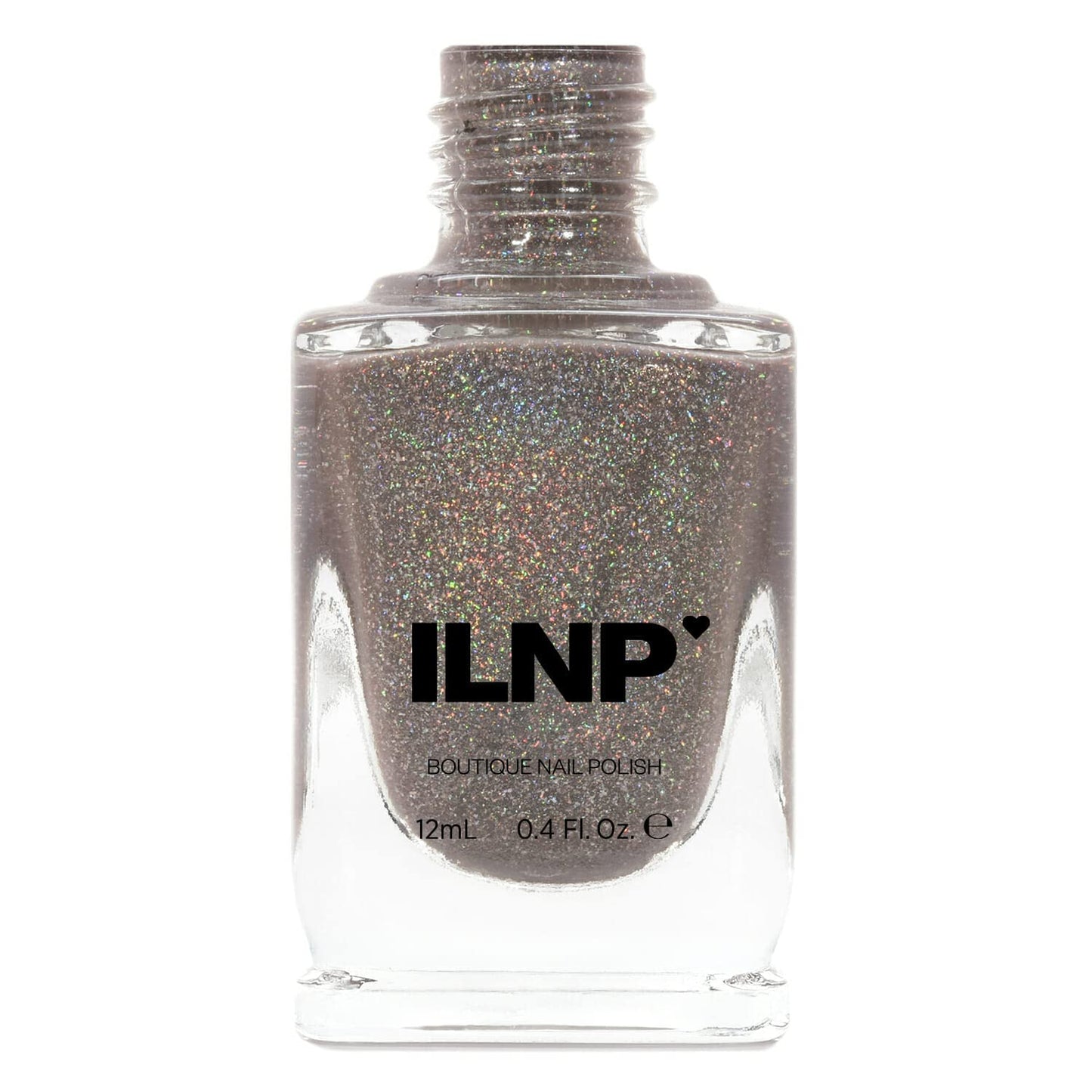 Ilnp Central Station - Neutral Brown Holographic Sheer Jelly Nail Polish