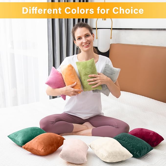 2 Pack Small Pillow, Memory Foam Mini Pillow 11 X 7 Inches for Travel, Sleeping, Nap and Neck, Knee, Lumbar Support, Tiny Cushion for Pet, Dogs (Off-White)