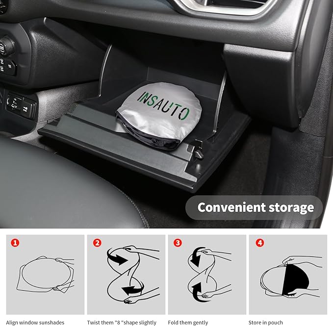 INSAUTO for 2019-2023 2024 2025 BMW 3 Series Car Windshield Sun Shade Sunshade for 2022-2025 B&W 3 Series 330i M340i Sun Protector Front Window Windshield Cover Fit 3-Series 3 Series Accessories
