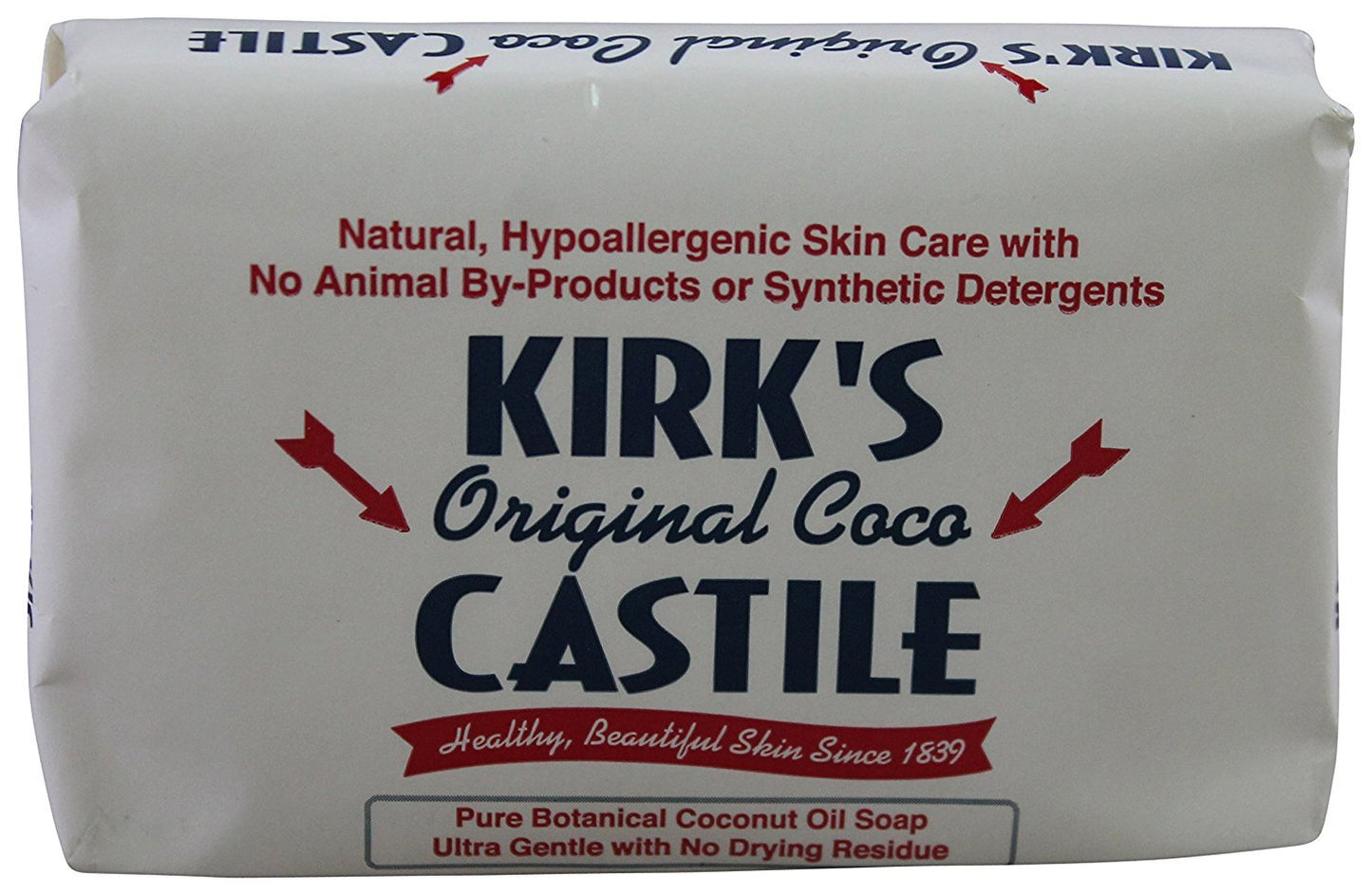 Kirk 'S Castile Original Coco Castile Soap 4 Ounces (Pack Of 12)
