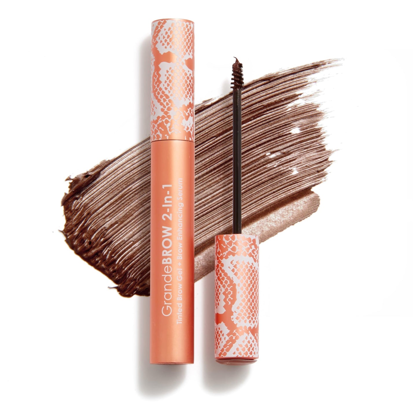 Grande Cosmetics Grandebrow 2-In-1 Tinted Brow Gel + Brow Enhancing Serum, Auburn
