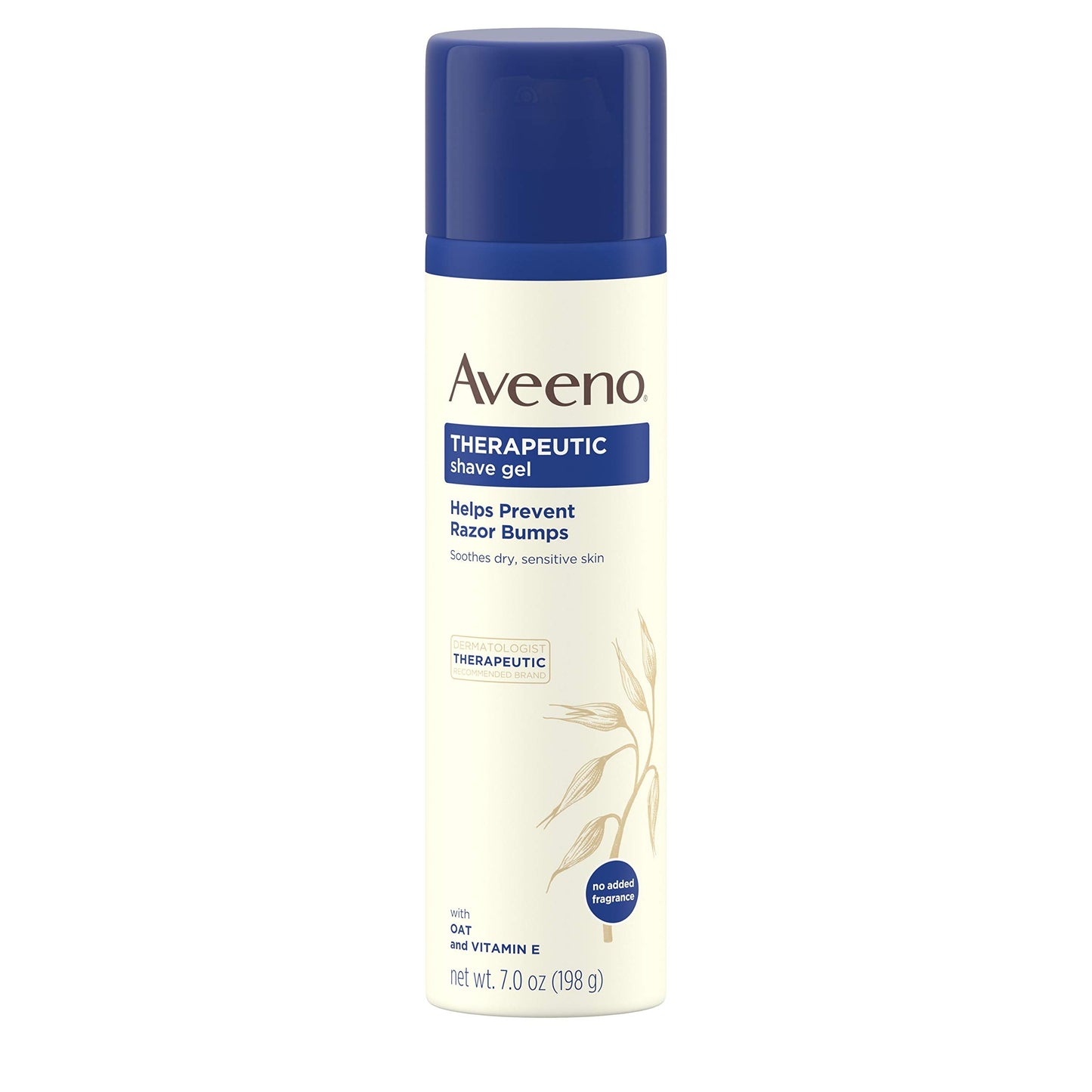 Aveeno Therapeutic Shave Gel With Oat And Vitamin E To Help Prevent Razor Bumps And Soothe Dry And Sensitive Skin, No Added Frag