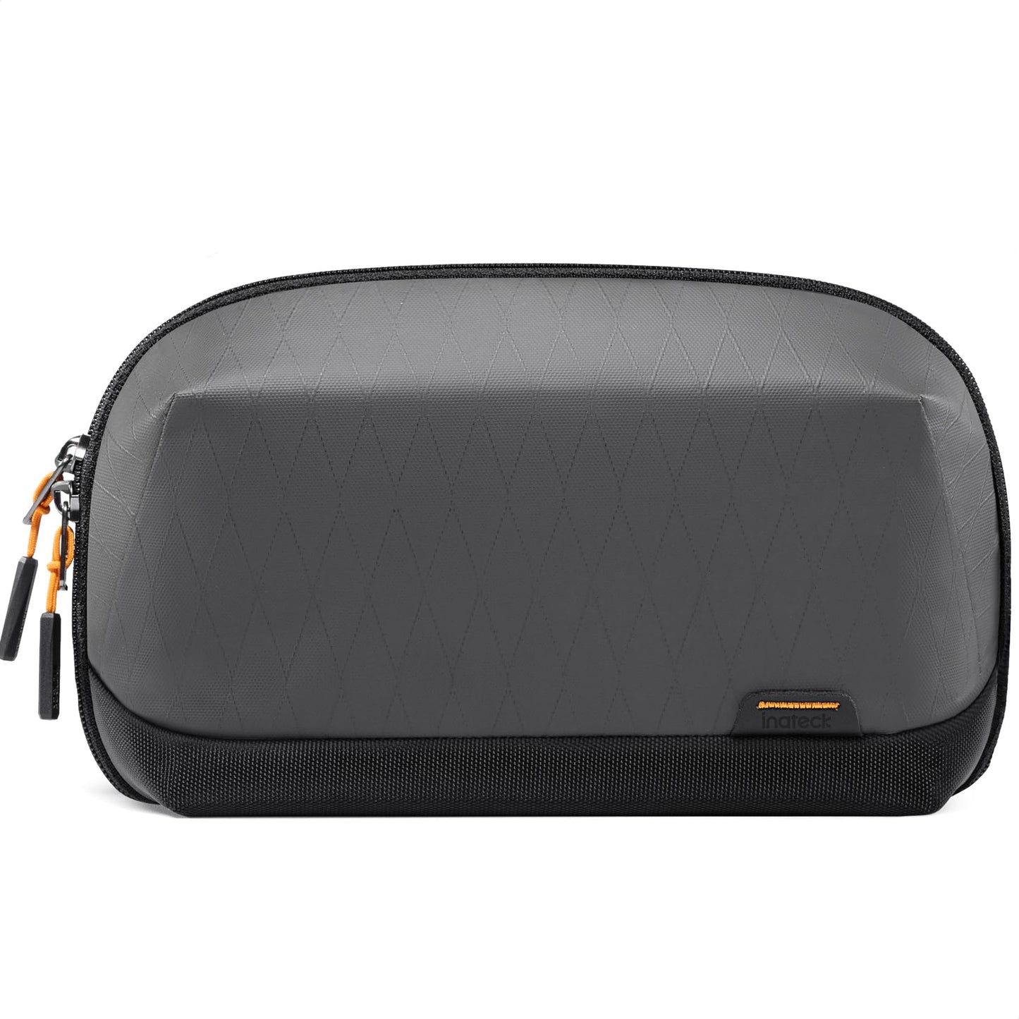 Inateck Electronics Organizer Travel Case, 180° Open Water-resistant, Multifunctional Travel Organizer Bag, Electronic Accessories Carry Case, Gray, Large