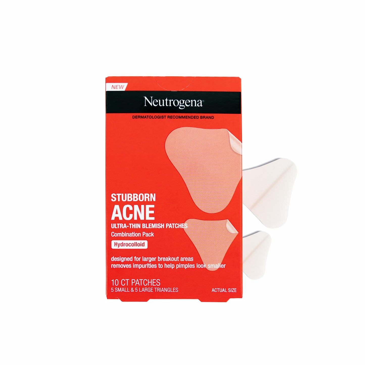 Neutrogena Stubborn Acne Pimple Patches, Acne Treatment For Face, Ultra-Thin Hydrocolloid Patches Provide Optimal Healing For Pi