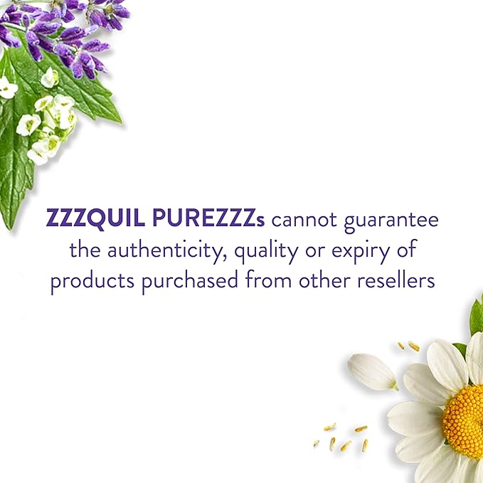 ZzzQuil Pure Zzzs Sleep + Immune Support Melatonin Sleep Aid Gummies with Elderberry, Zinc, Chamomile, Lavender, & Valerian Root, 1mg per Gummy, 60 ct (Pack of 2)