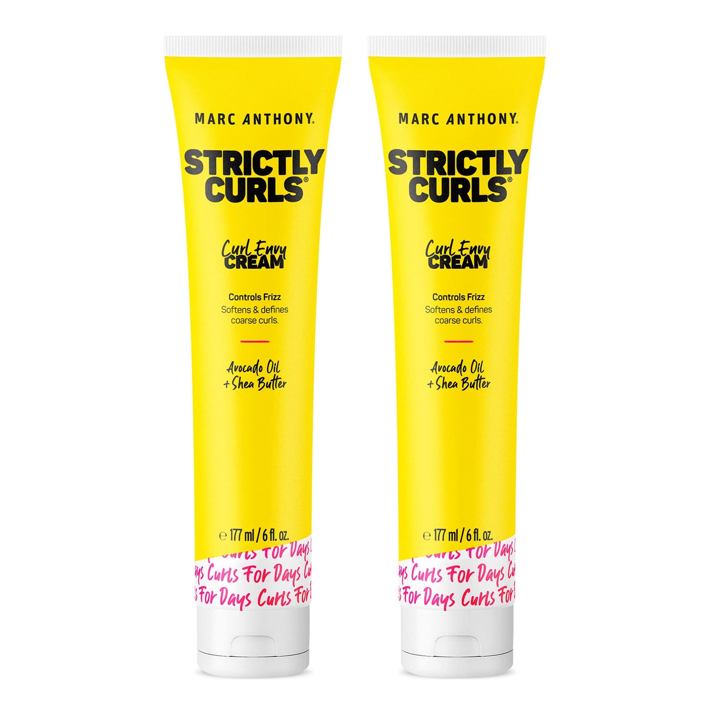 Marc Anthony Curl Cream With Shea Butter & Oils Defines & Softens Curly & Wavy Hair, Set Of 2