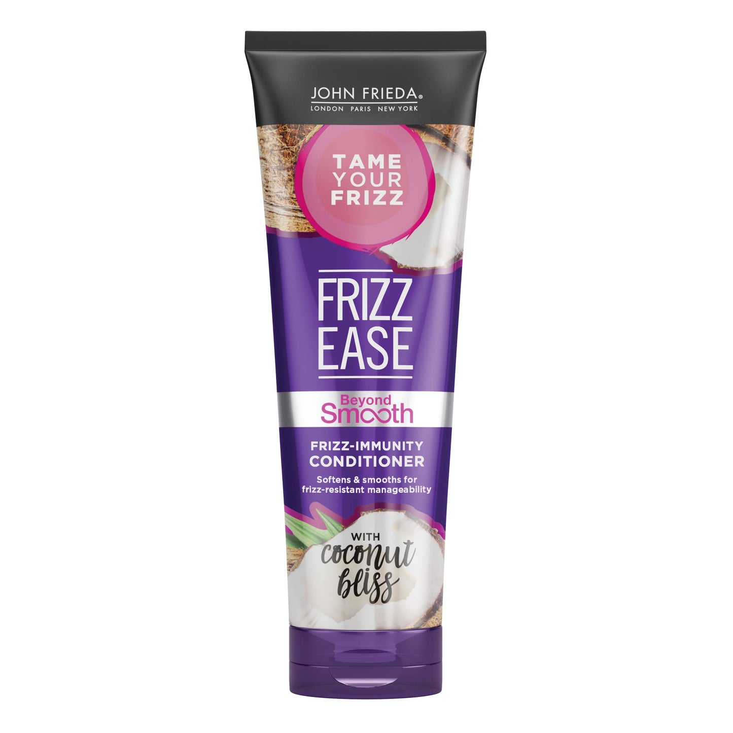 John Frieda Frizz Ease Beyond Smooth Frizz-Immunity Conditioner, 8.45 Ounces, Anti-Humidity Conditioner, Prevents Frizz, With Pu