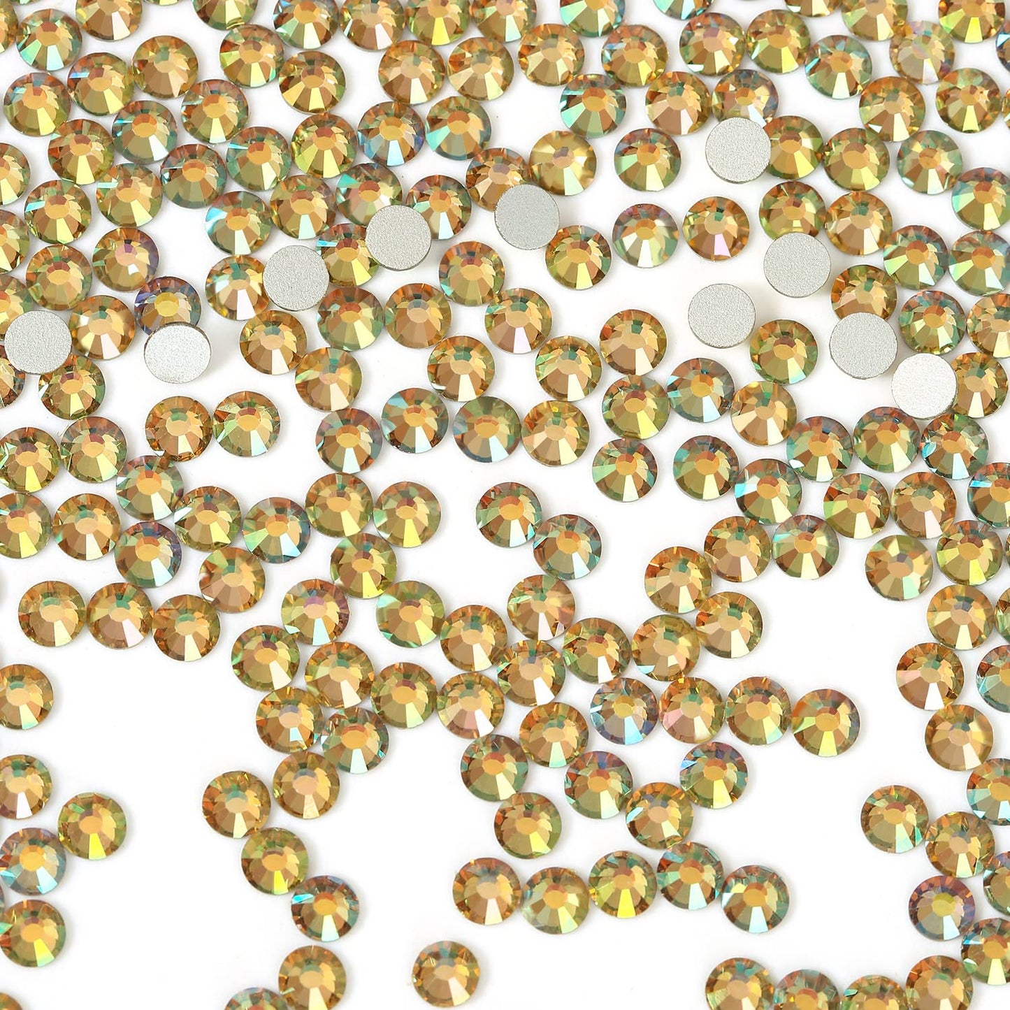 1440Pcs Dawn Light Crystal Rhinestones,Glass Flatback Rhinestones Small Gemstones For Nail Face Makeup Art Crafts Clothes Decora