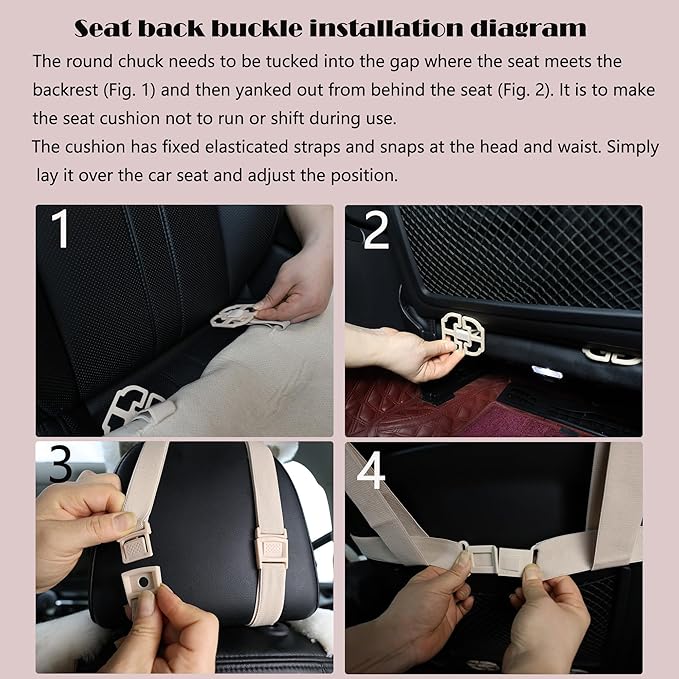 Natural Fur Sheepskin Universal car seat Covers for seat Cushion Auto Accessories, (Pearly White, Universal Fit)