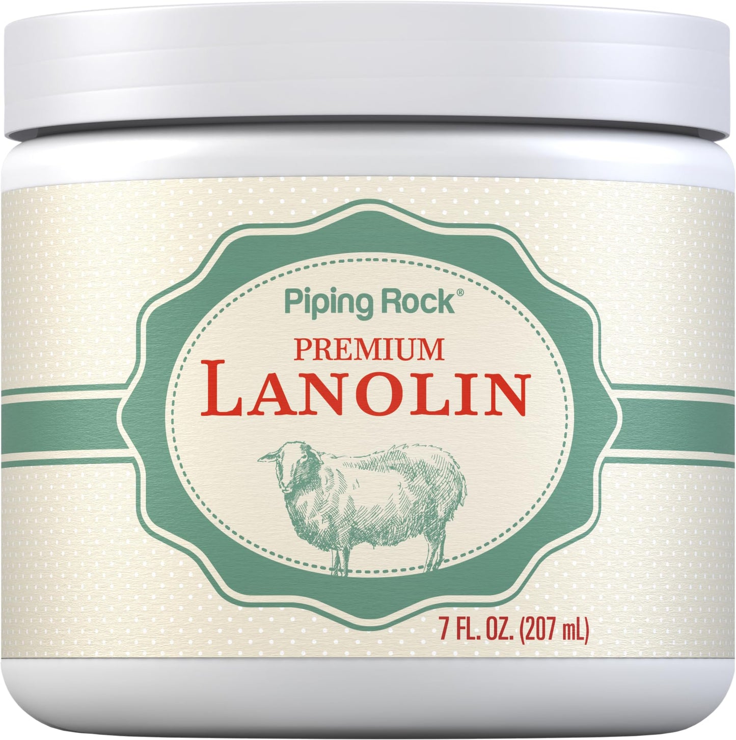 Piping Rock Lanolin Cream | 7 Fl Oz | 100% Pure
