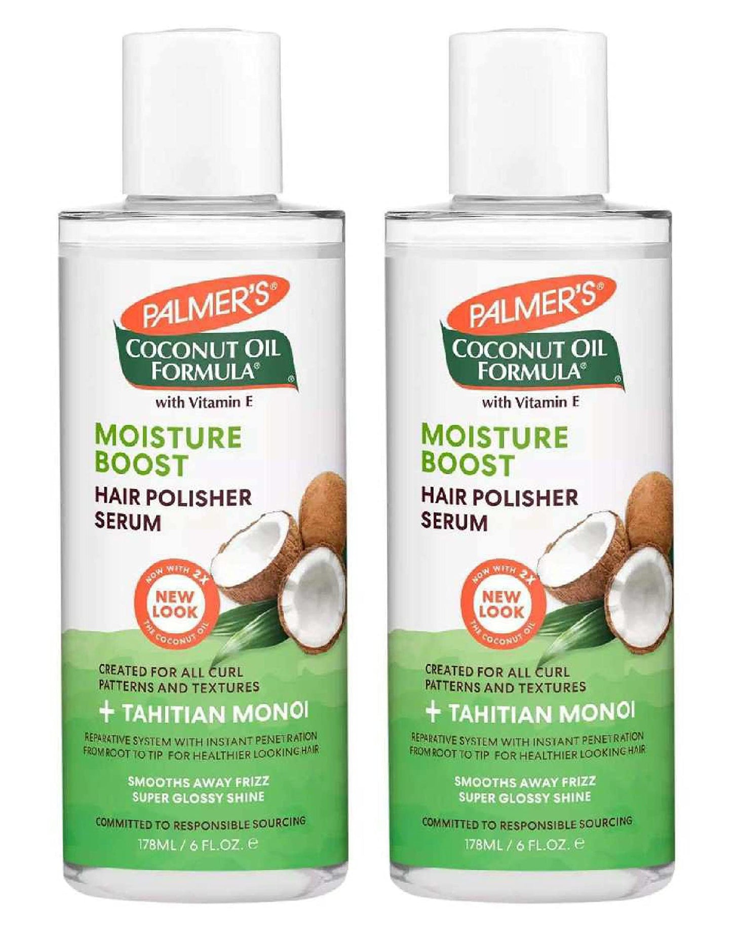 Palmer'S Coconut Oil Formula Hair Polisher Serum, 6 Ounces (Pack Of 2)